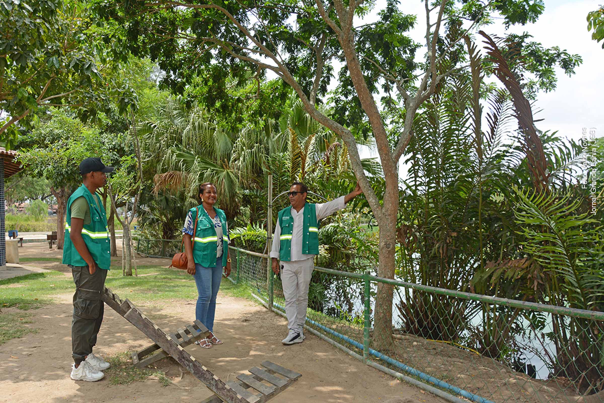 Vistorias para requalificação de lagoas e preservação ambiental de Feira de Santana.