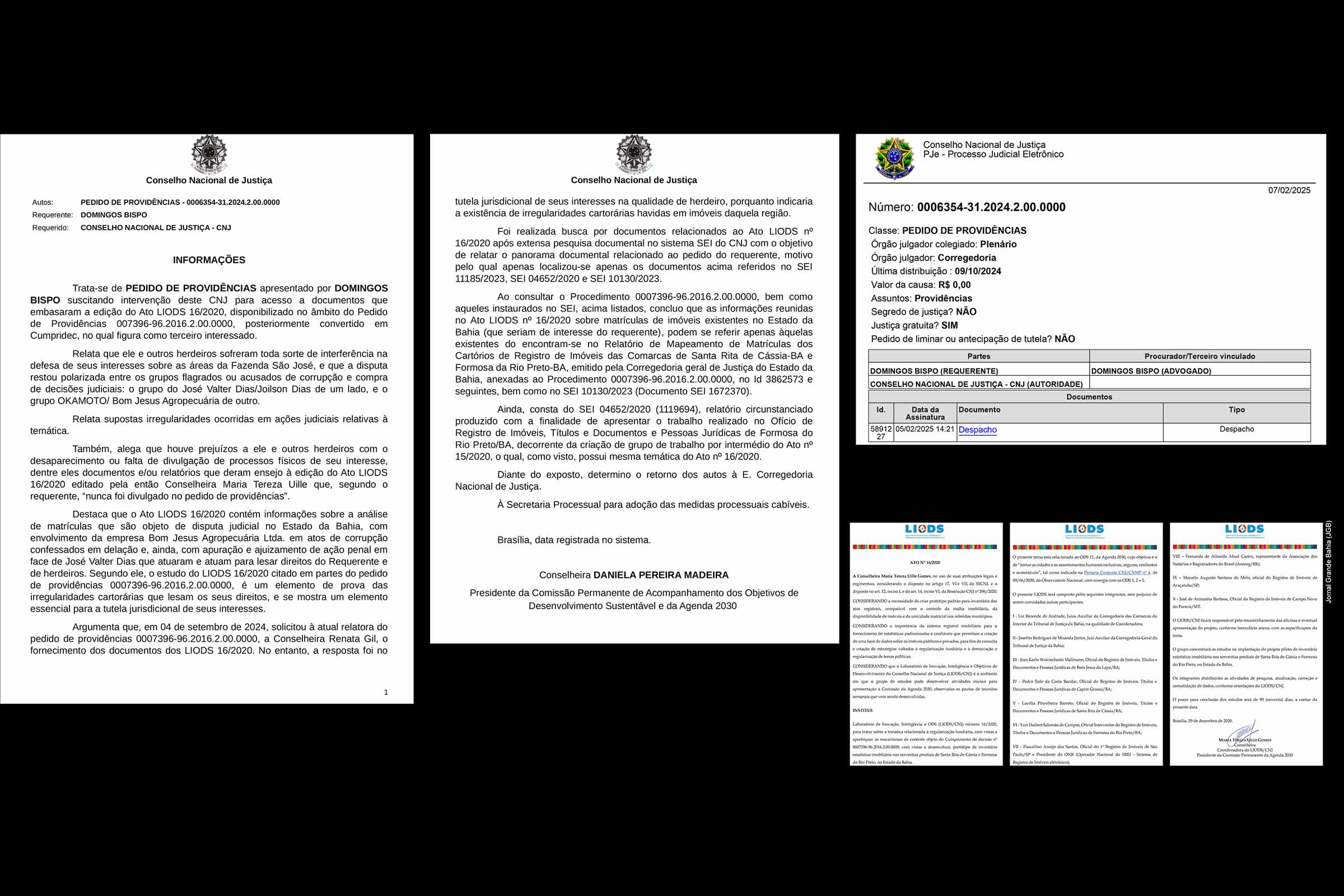 Exclusivo: CNJ não encontra documento crucial do Caso Faroeste sobre registros cartorários em Formosa do Rio Preto e Santa Rita de Cássia; PGR e PF podem ser acionadas