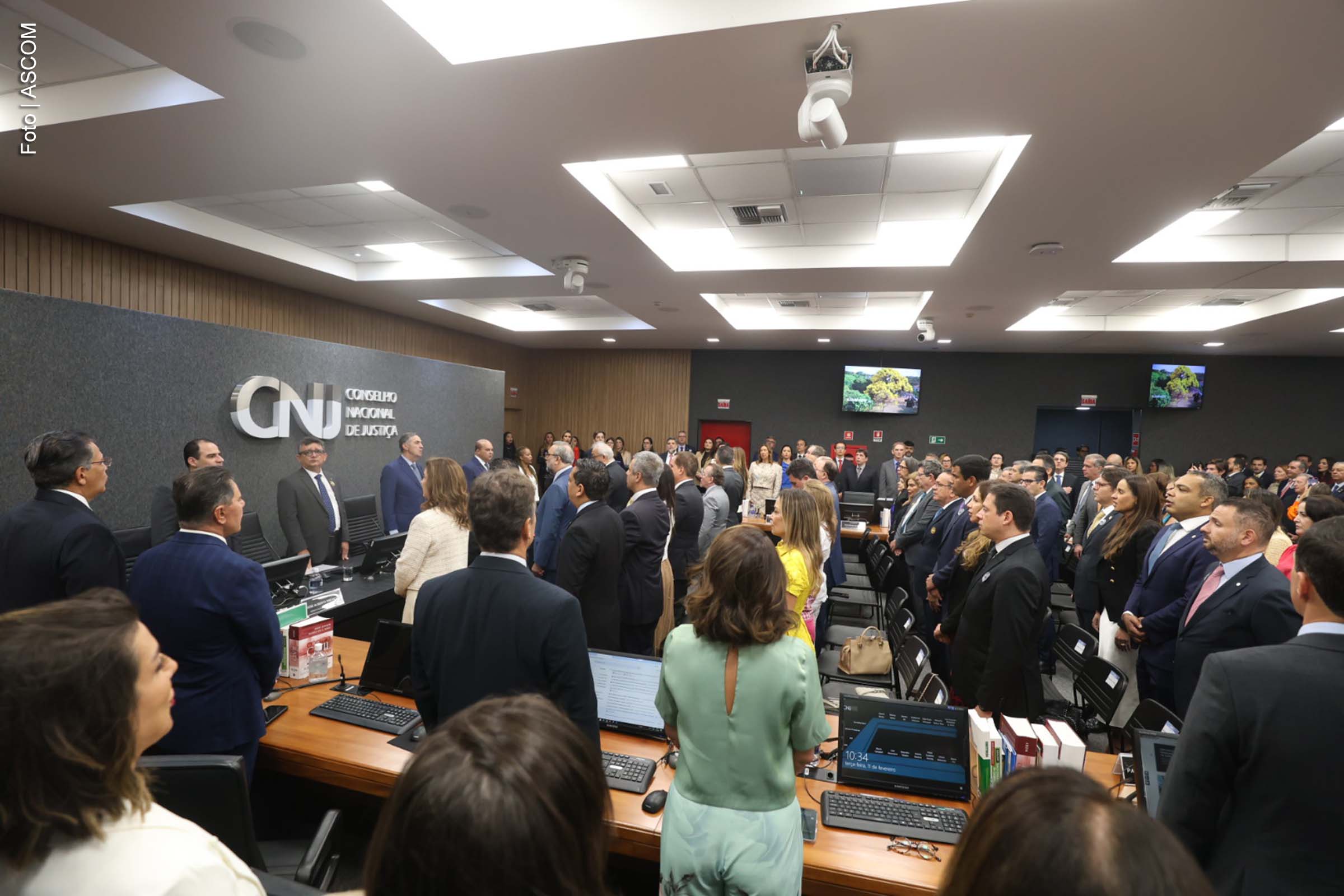 Marcello Terto e Silva e Ulisses Rabaneda dos Santos assumem vagas destinadas à advocacia no Conselho Nacional de Justiça (CNJ). A cerimônia marcou a abertura da 1.ª Sessão Ordinária do órgão em 2025, realizada nesta terça-feira (11/02/2025).