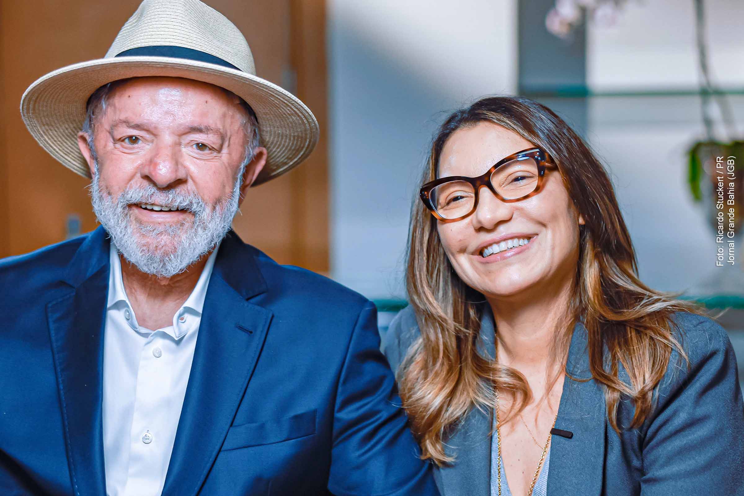 Presidente da República, Luiz Inácio Lula da Silva e a primeira-dama, Janja Lula da Silva.