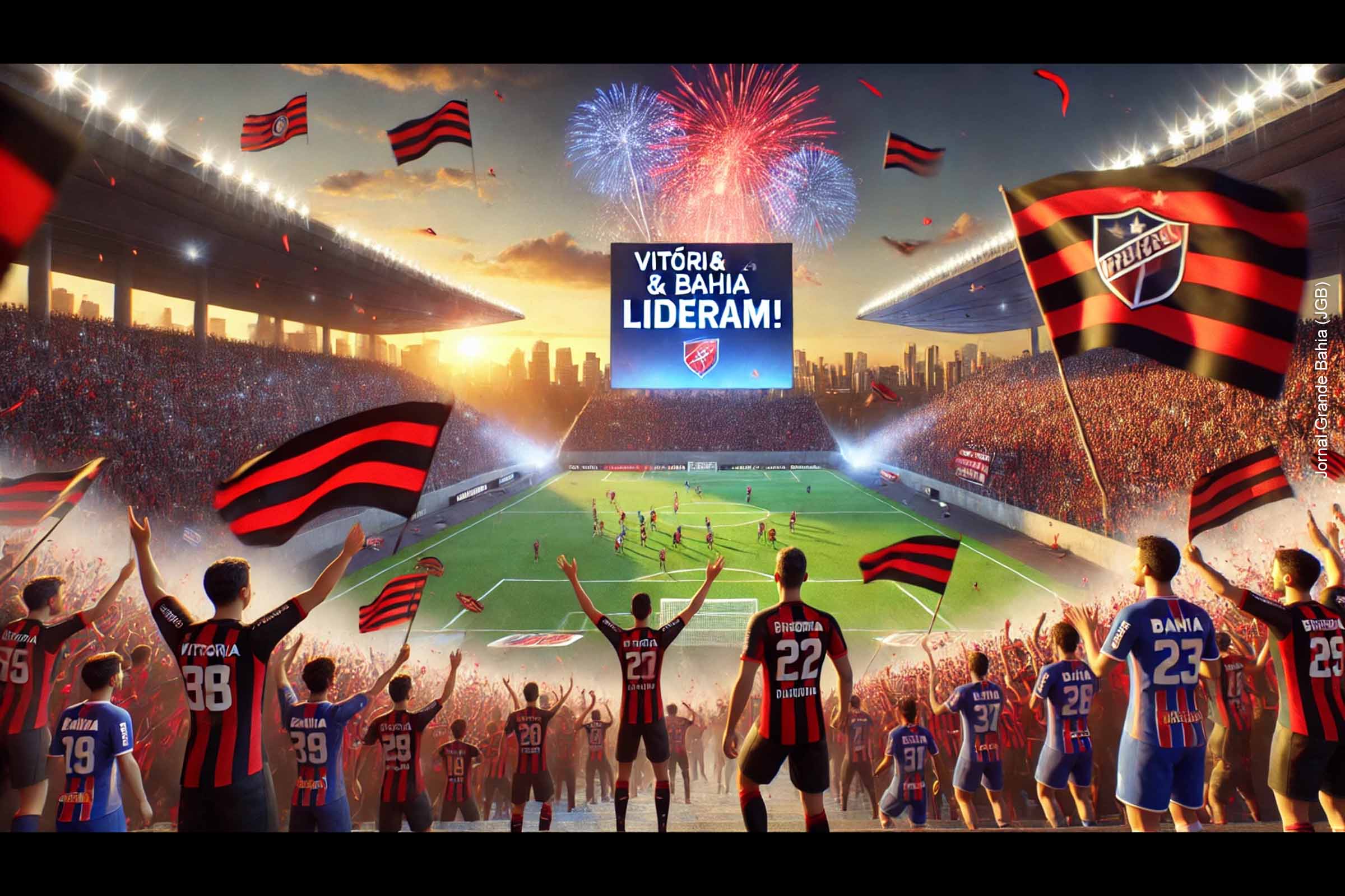 Vitória e Bahia lideram Campeonato Baiano.