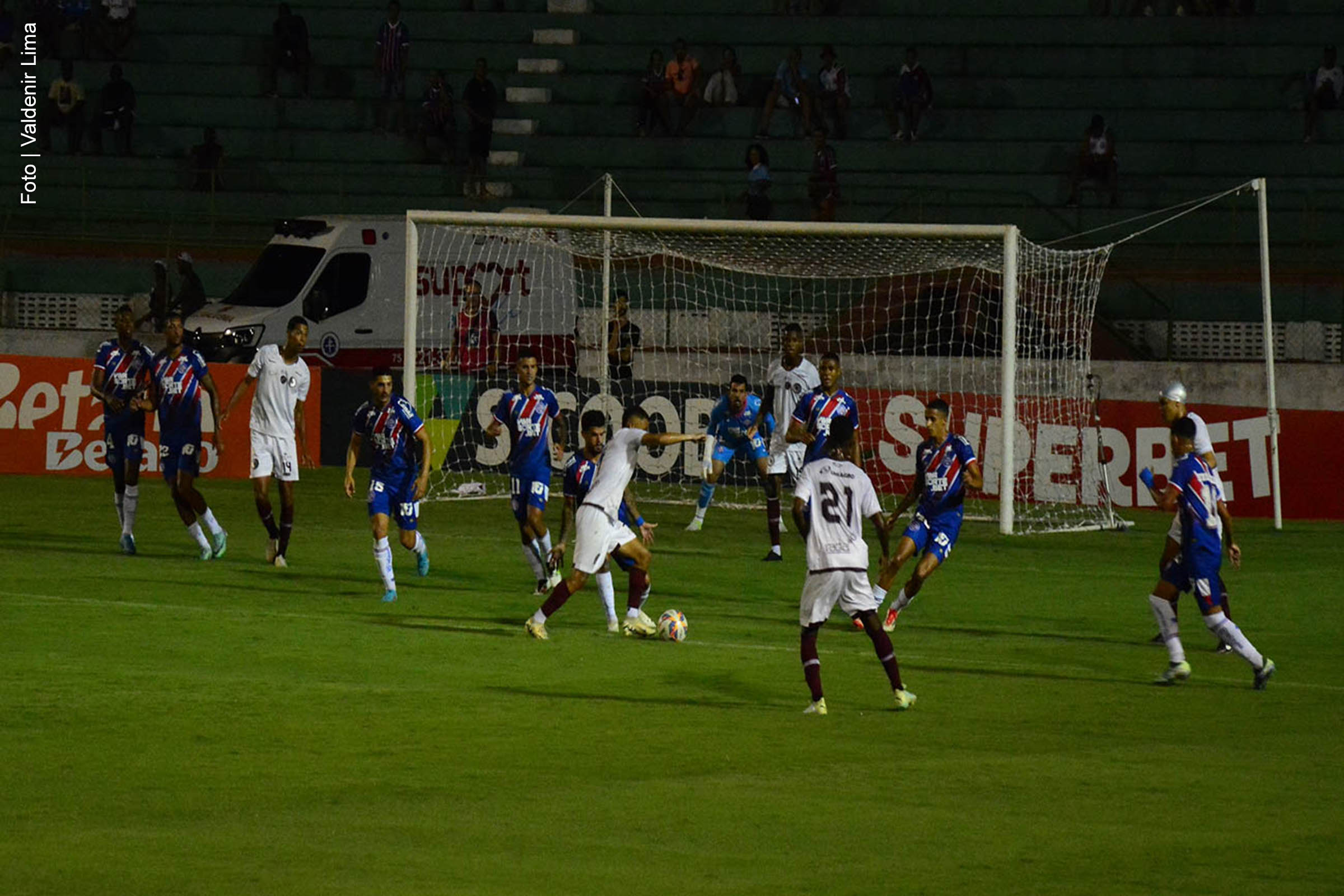 Estádio em Feira de Santana sediou partida decisiva com mais de 4 mil torcedores presentes.
