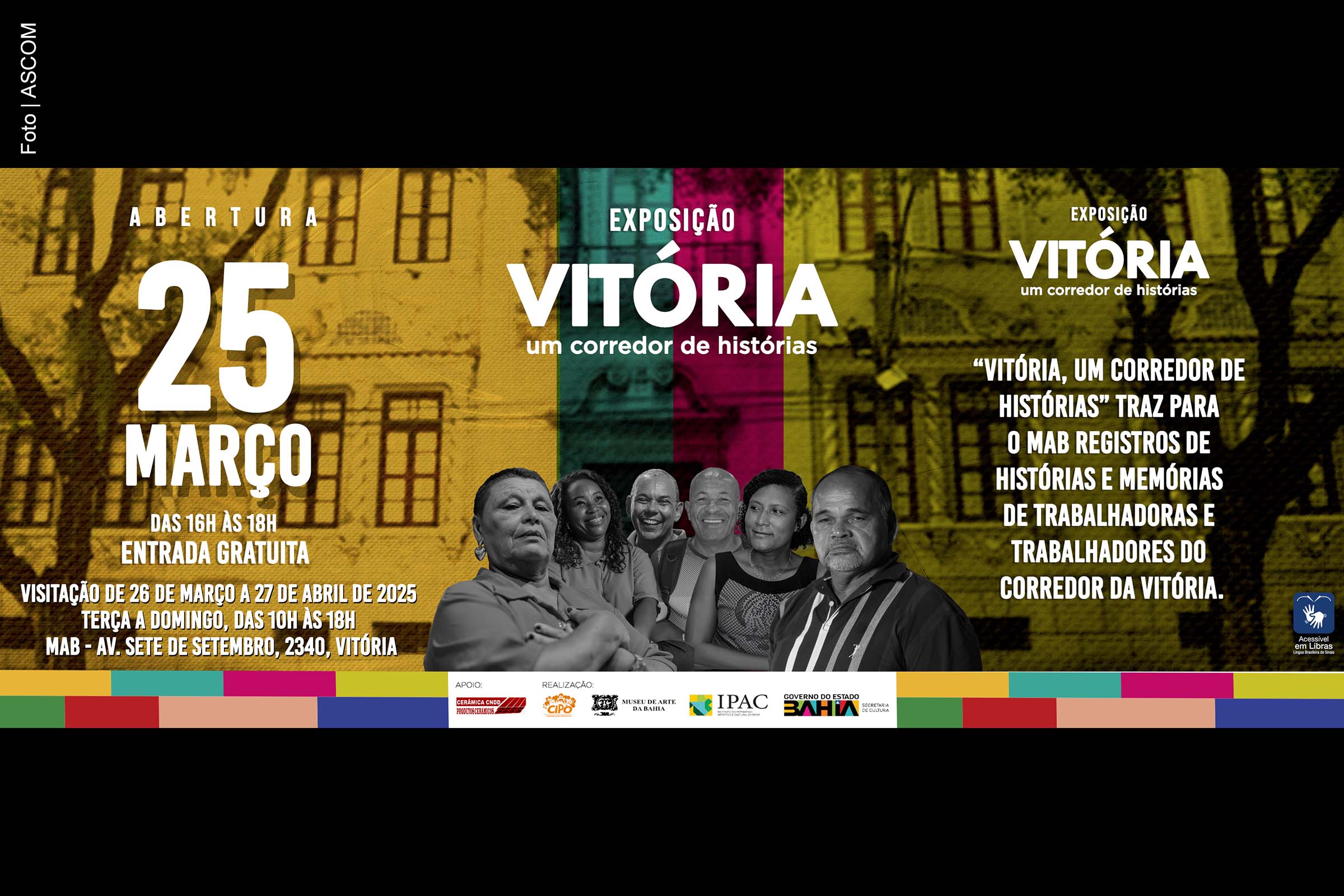 Salvador: Exposição “Vitória – Um Corredor de Histórias” apresenta narrativas de trabalhadores da região no MAB