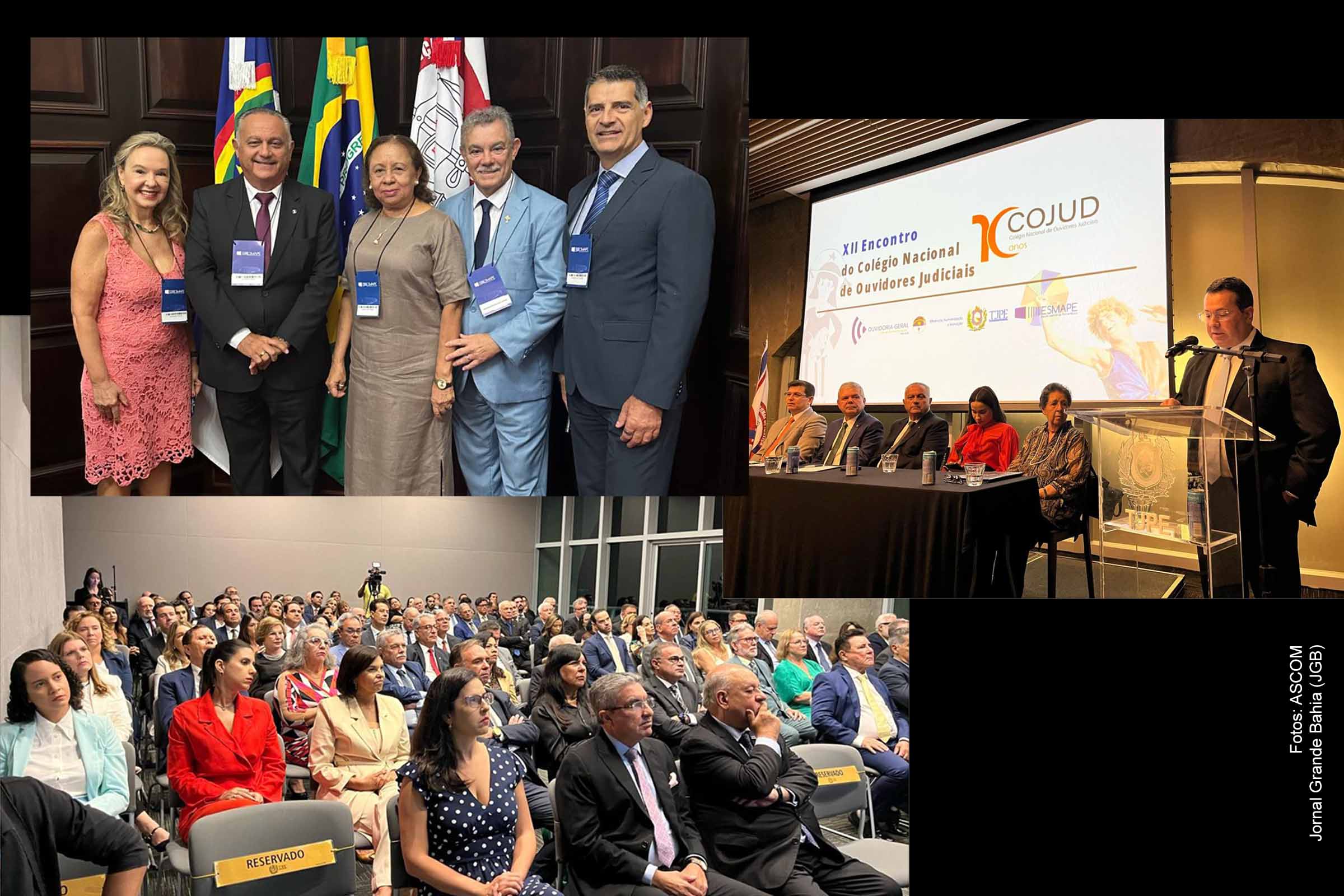 Desembargador Baltazar Miranda Saraiva representa TJBA na abertura do 12º Encontro do Cojud