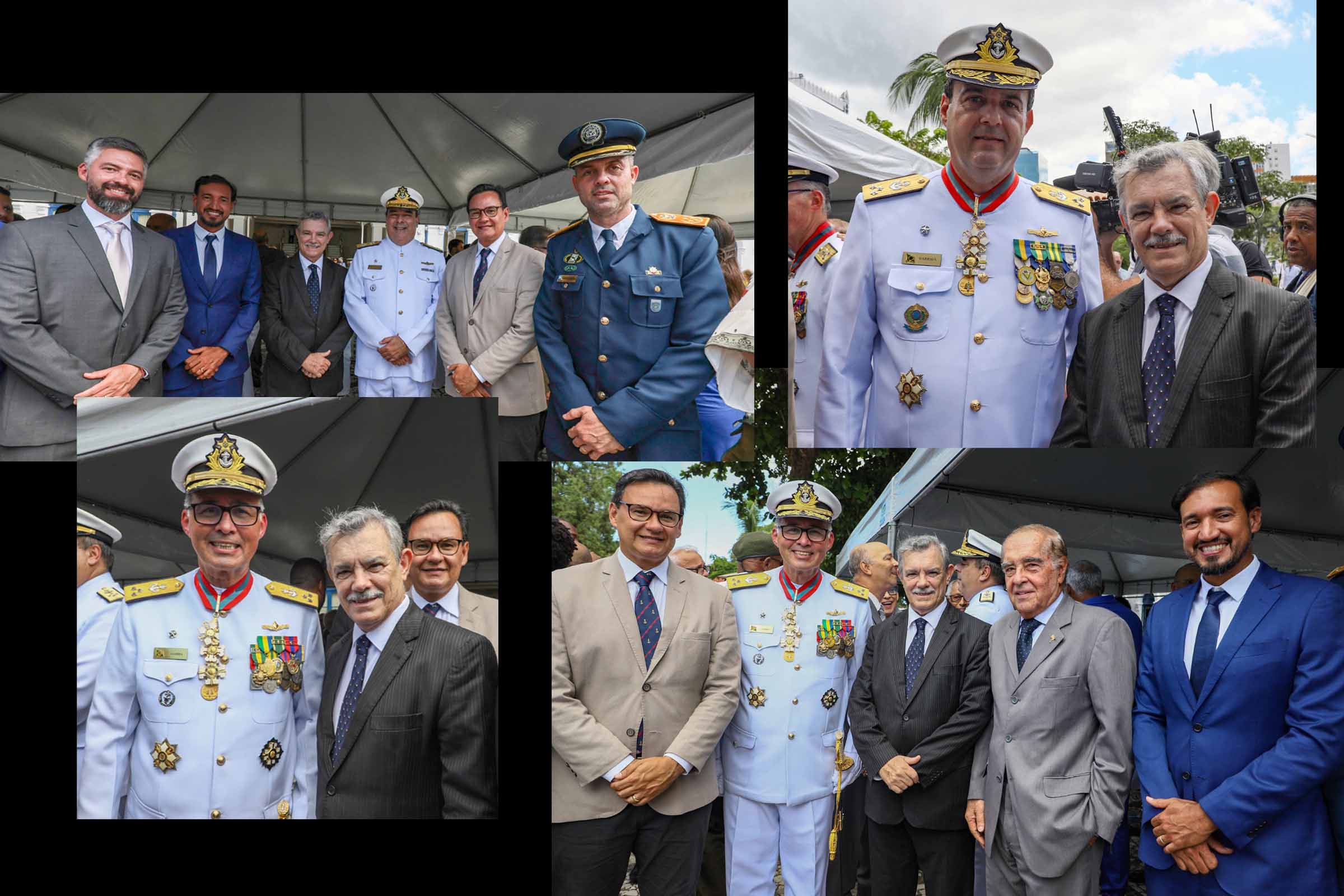 Desembargador Baltazar Miranda Saraiva representa o TJBA na troca de comando do 2º Distrito Naval