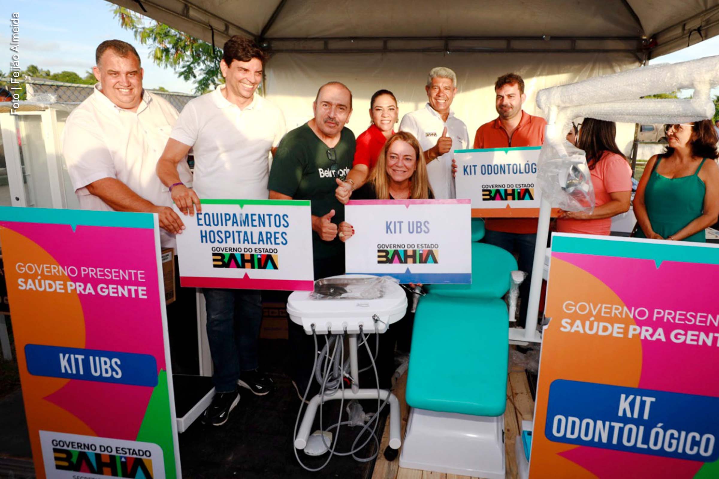 Governador Jerônimo Rodrigues anuncia recuperação do aeródromo e entrega equipamentos médicos ao município.