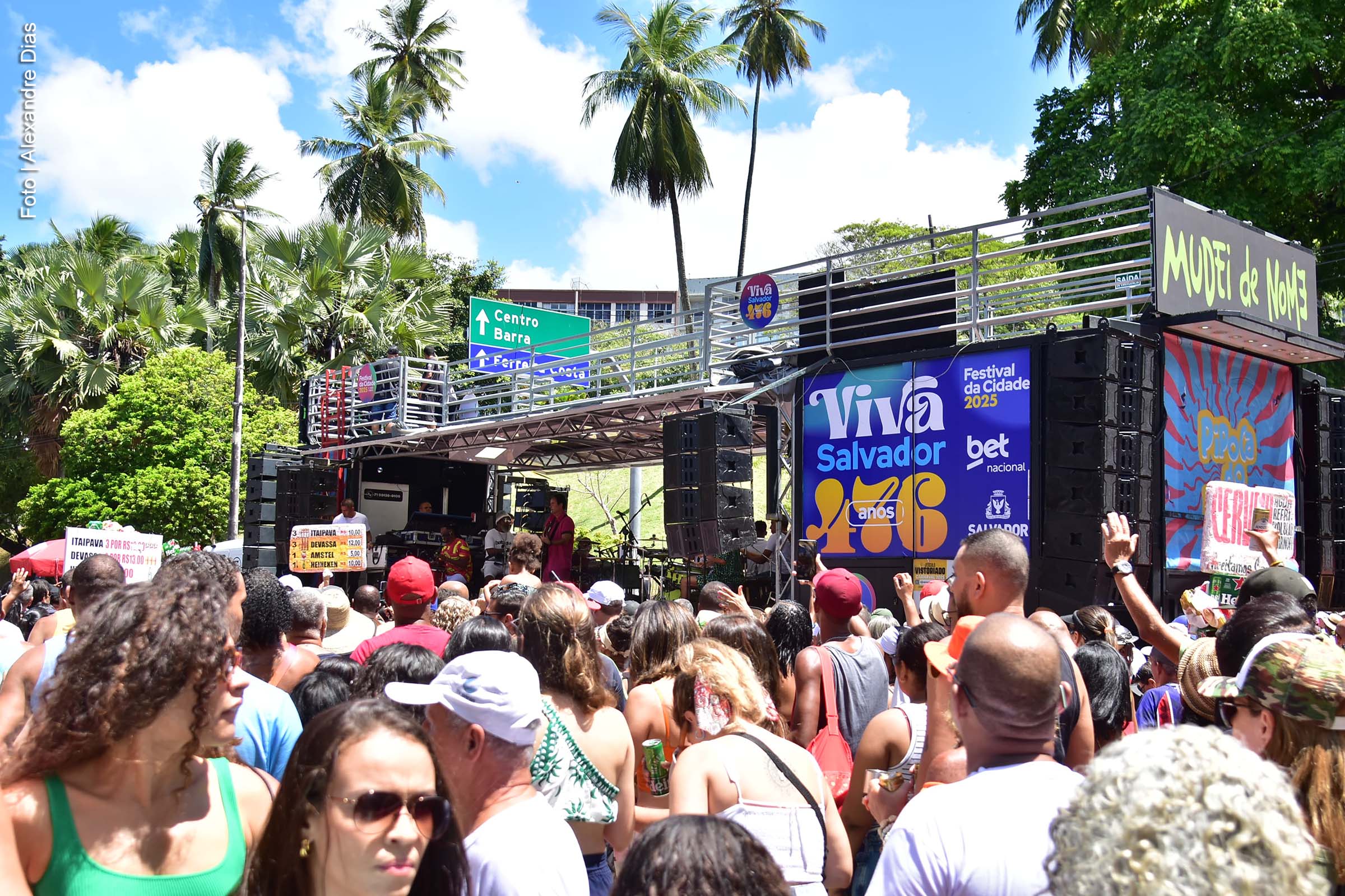 Evento foi parte da programação do Festival da Cidade Viva Salvador 2025, celebrado em referência aos 476 anos da cidade.