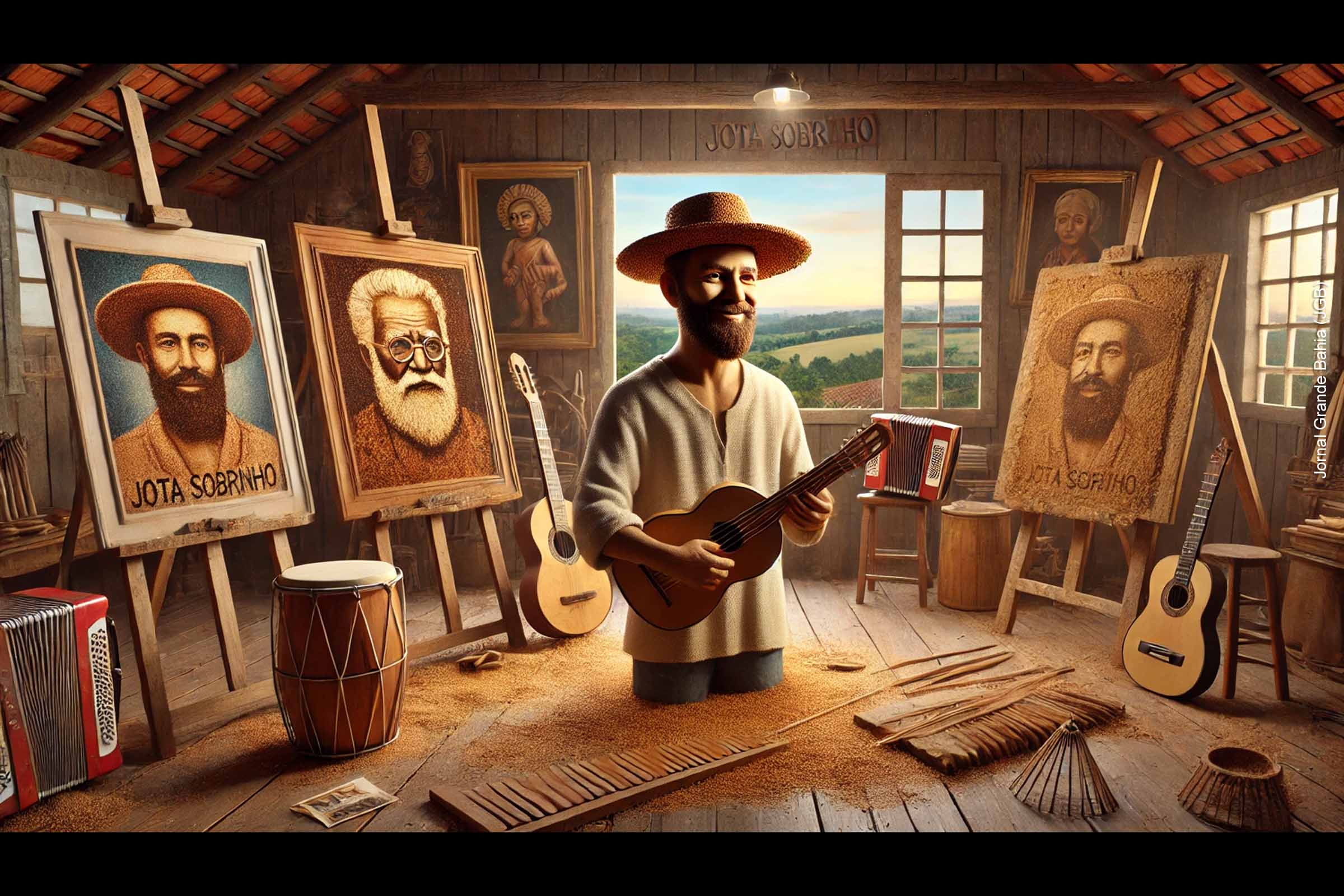 Quem é Jota Sobrinho; Conheça a trajetória de um mestre do forró e das artes plásticas no Nordeste