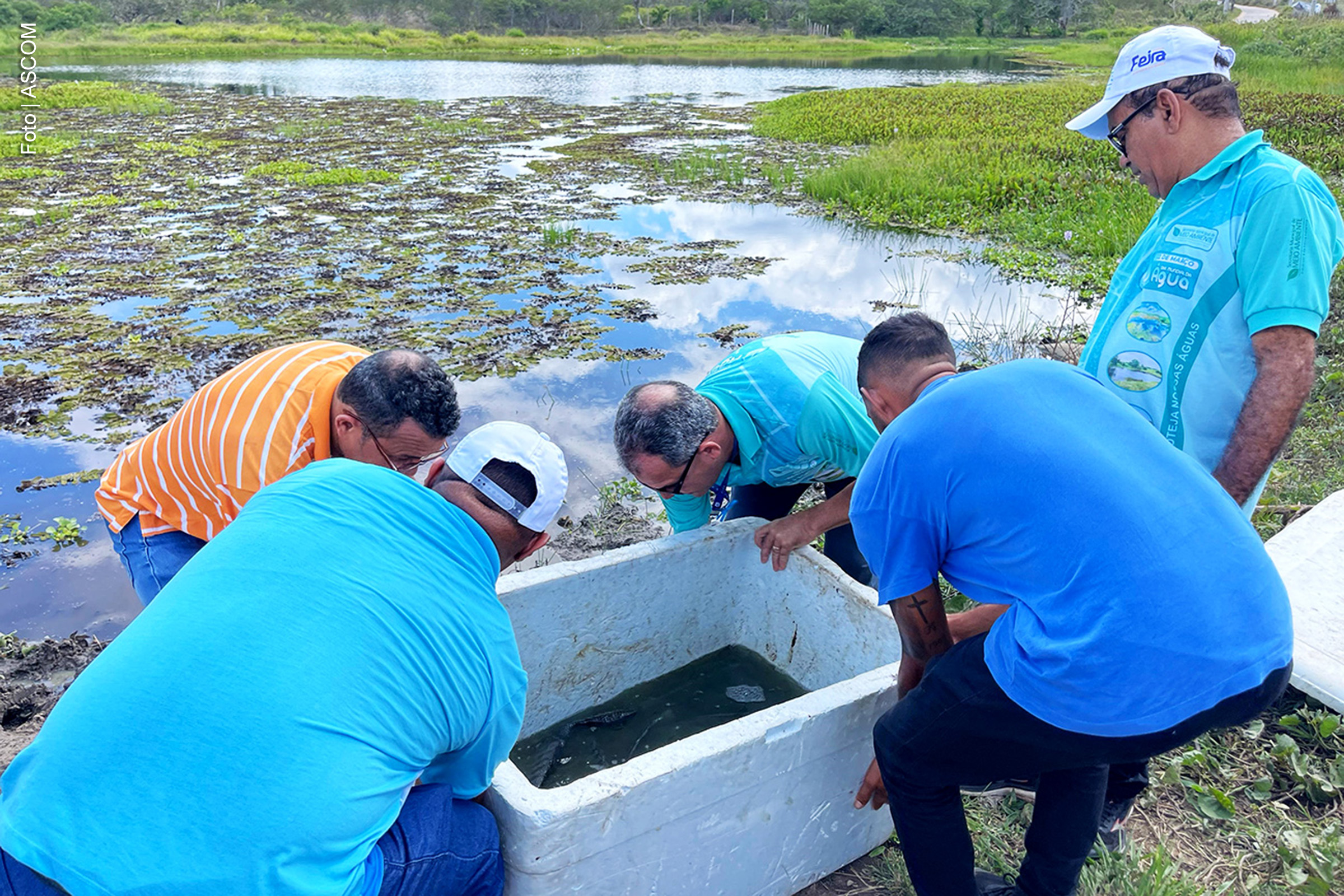 Ação integra a programação da Semana da Água e visa reforçar a conscientização ambiental sobre a preservação dos recursos hídricos.