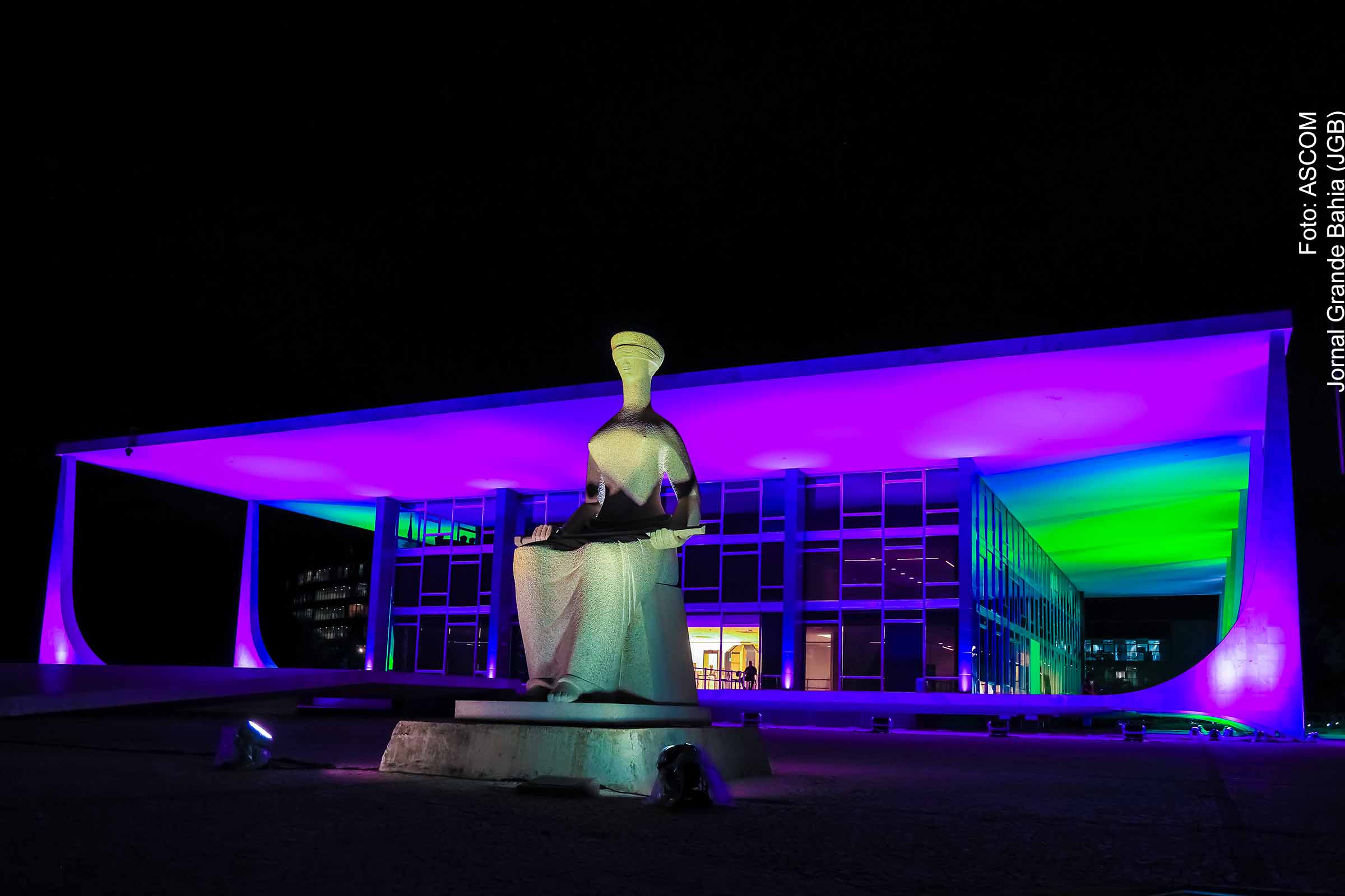Fachada do Supremo Tribunal Federal (STF), em Brasília.