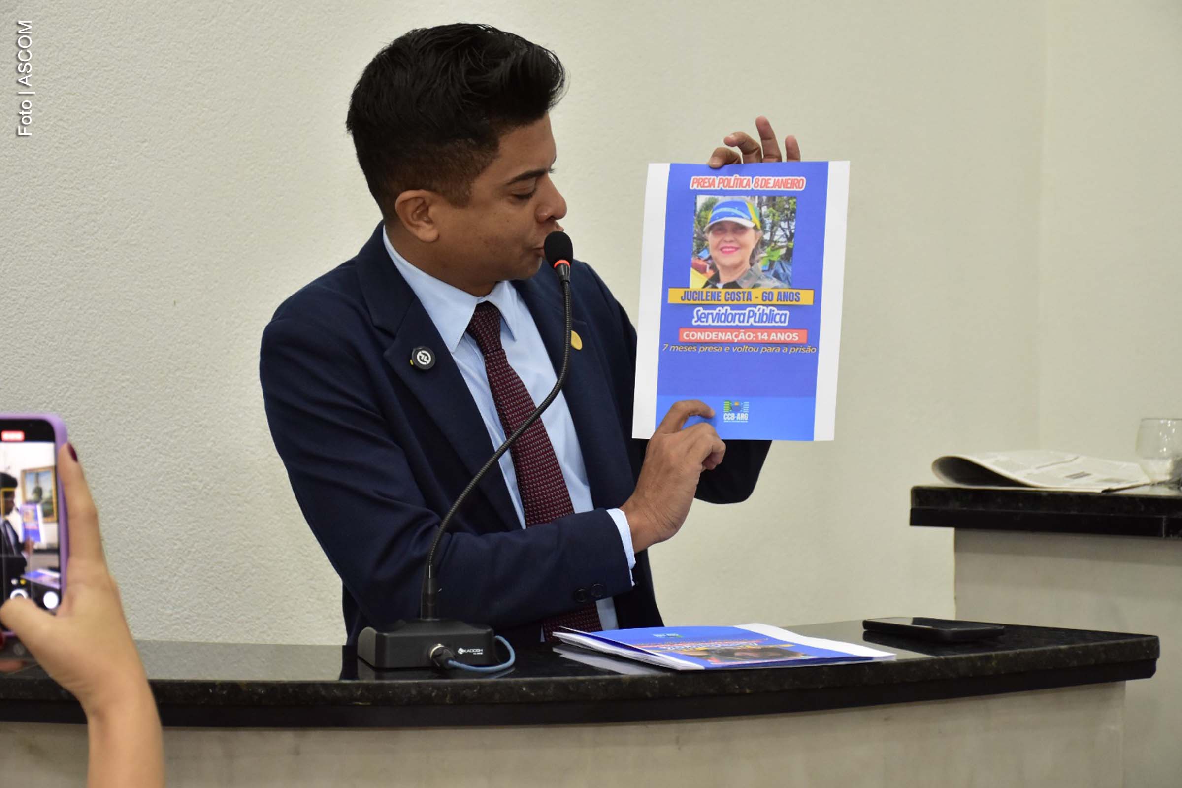 Feira de Santana: Vereador apresenta Moção de Apoio à anistia dos envolvidos nos atos de 8 de janeiro em Brasília