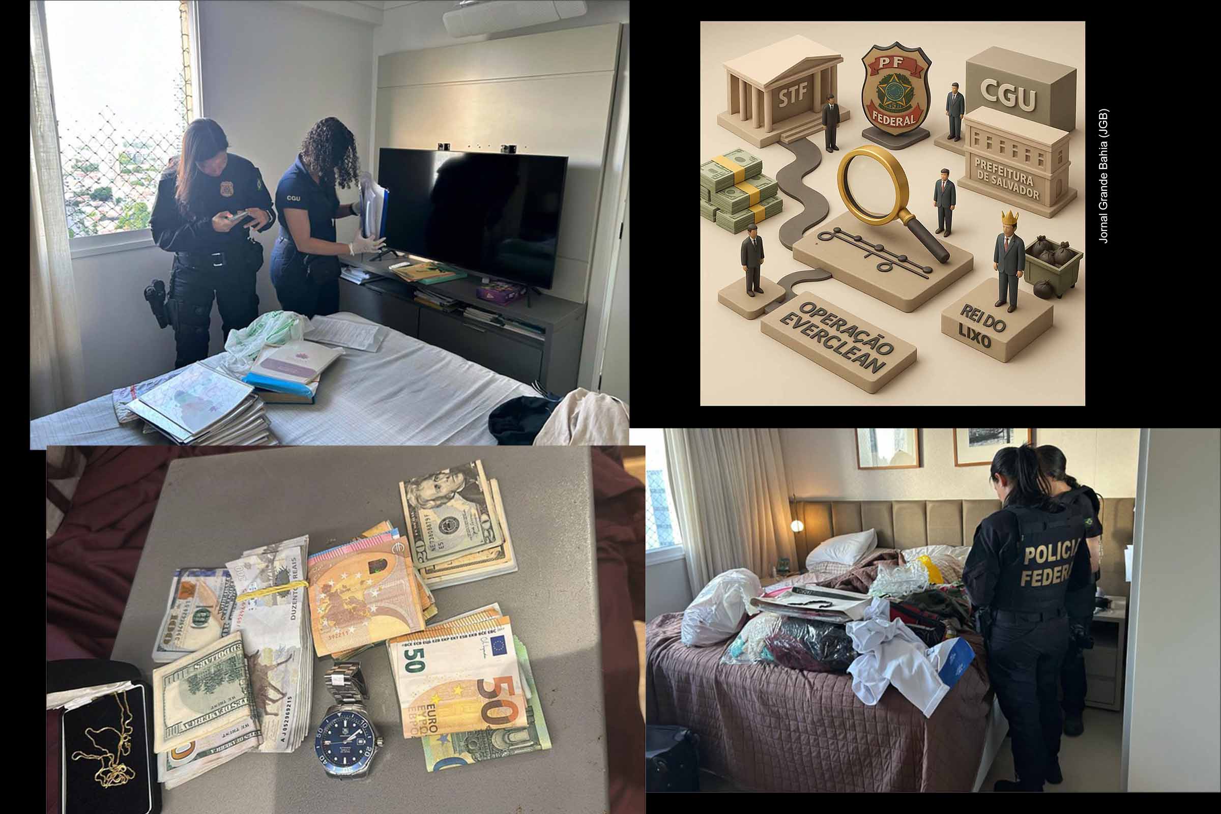 Terceira Fase da Operação Overclean identificou obstrução de Justiça, destruição de provas, manipulação de informações e rede criminosa em Salvador, SP, Aracaju e BH