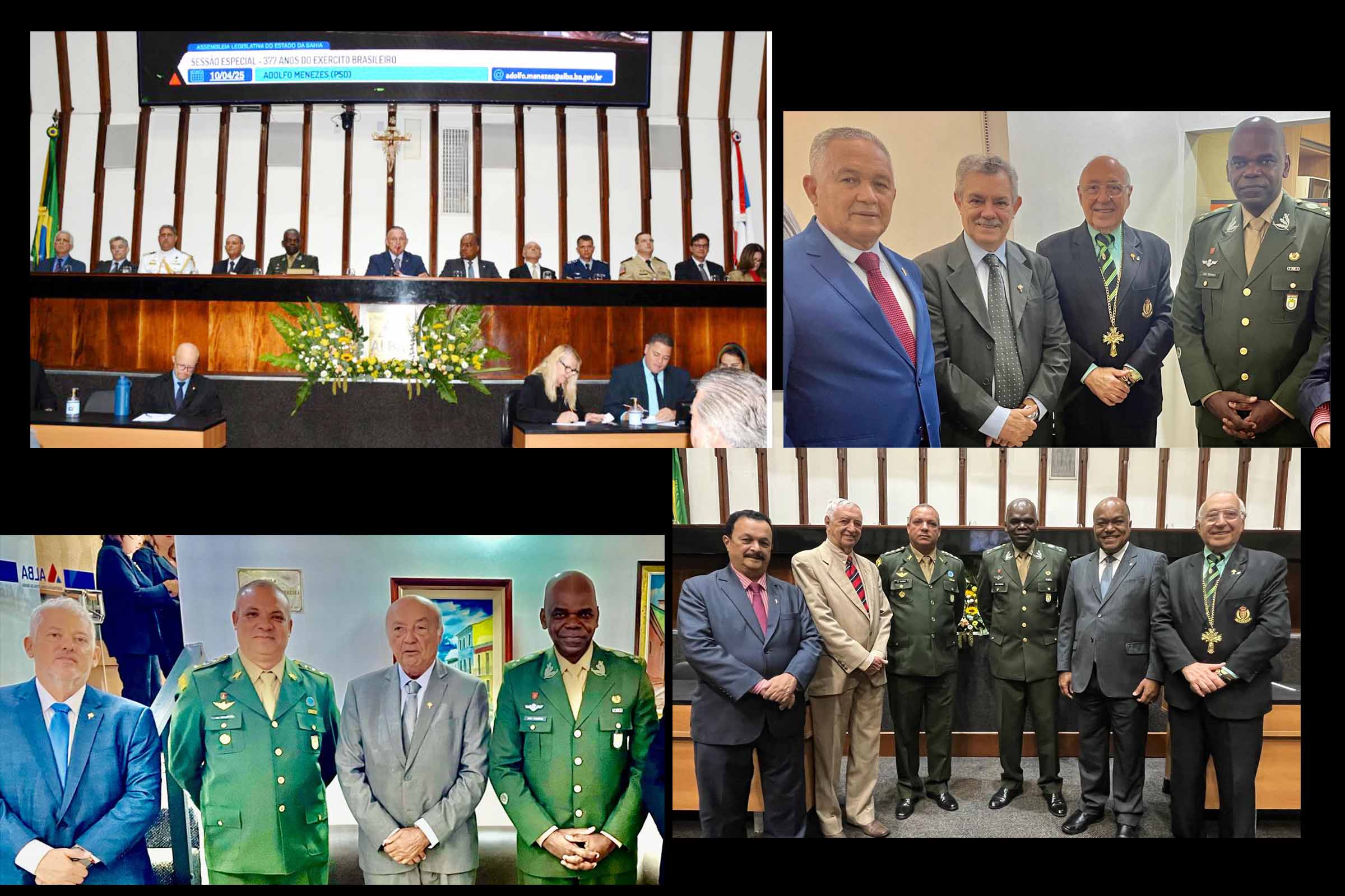 Homenagem ao Exército lota o Plenário da ALBA e destaca a atuação das Forças Armadas ao longo da história nacional.