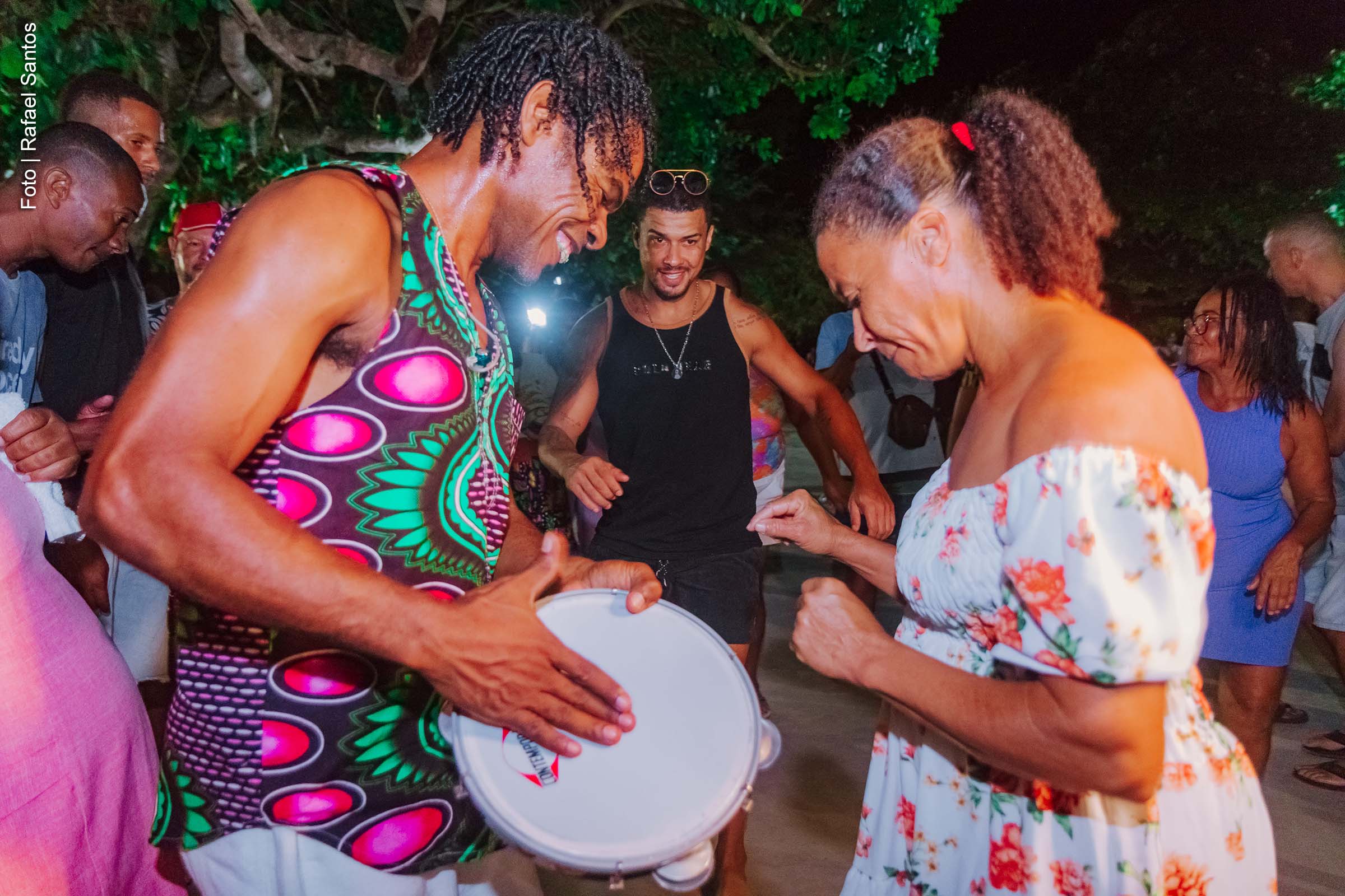 Evento no distrito da Matinha marcou tributo ao percussionista e preparação final para a Micareta.