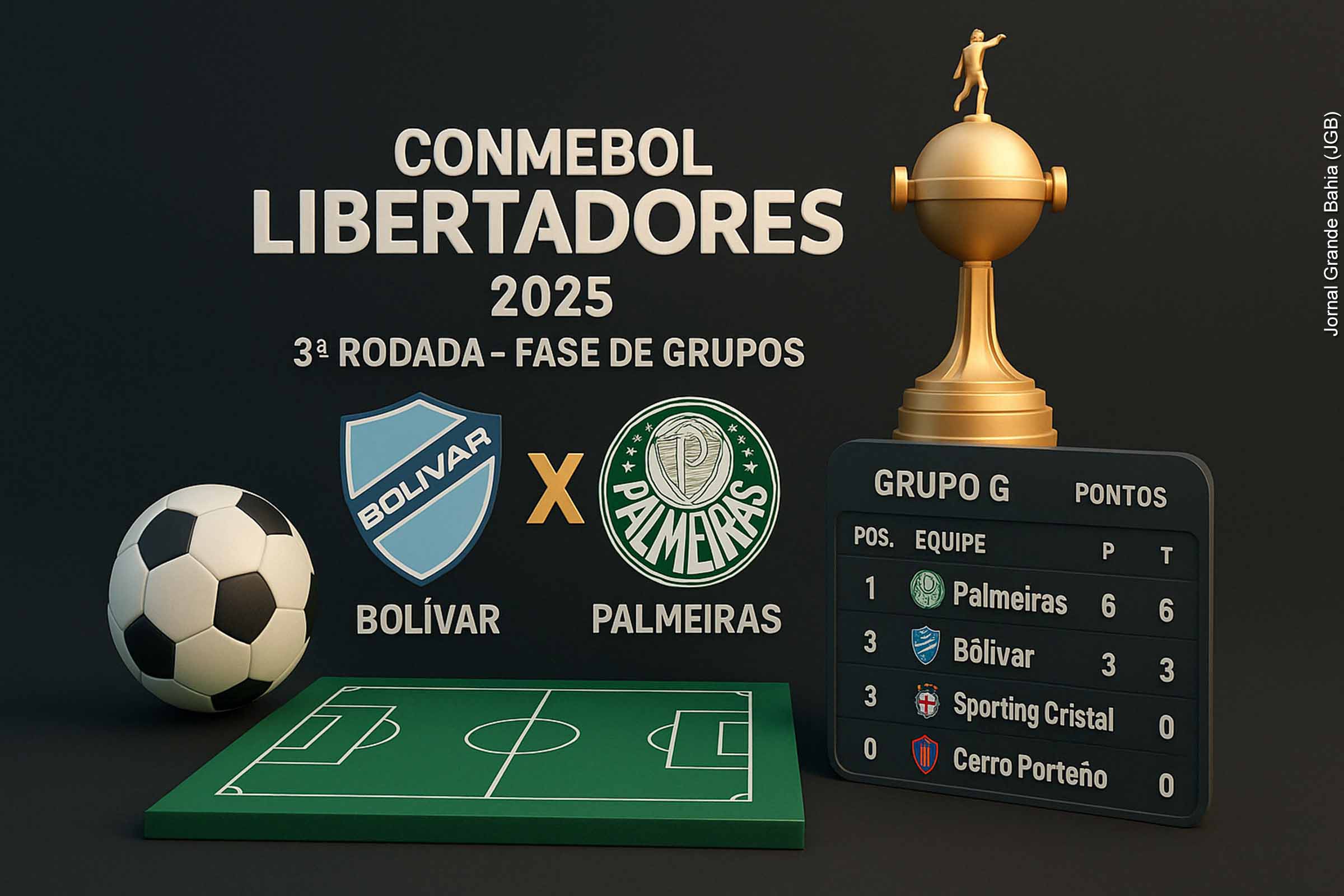 Bolívar e Palmeiras disputam confronto direto na 3ª rodada da fase de grupos da Libertadores 2025. O histórico favorece o time brasileiro, que lidera o Grupo G com seis pontos. O Bolívar, que joga em casa, tenta equilibrar o grupo com uma vitória. Raphael Veiga é um dos destaques do elenco alviverde no torneio. A rodada pode definir a tendência de classificação no grupo.