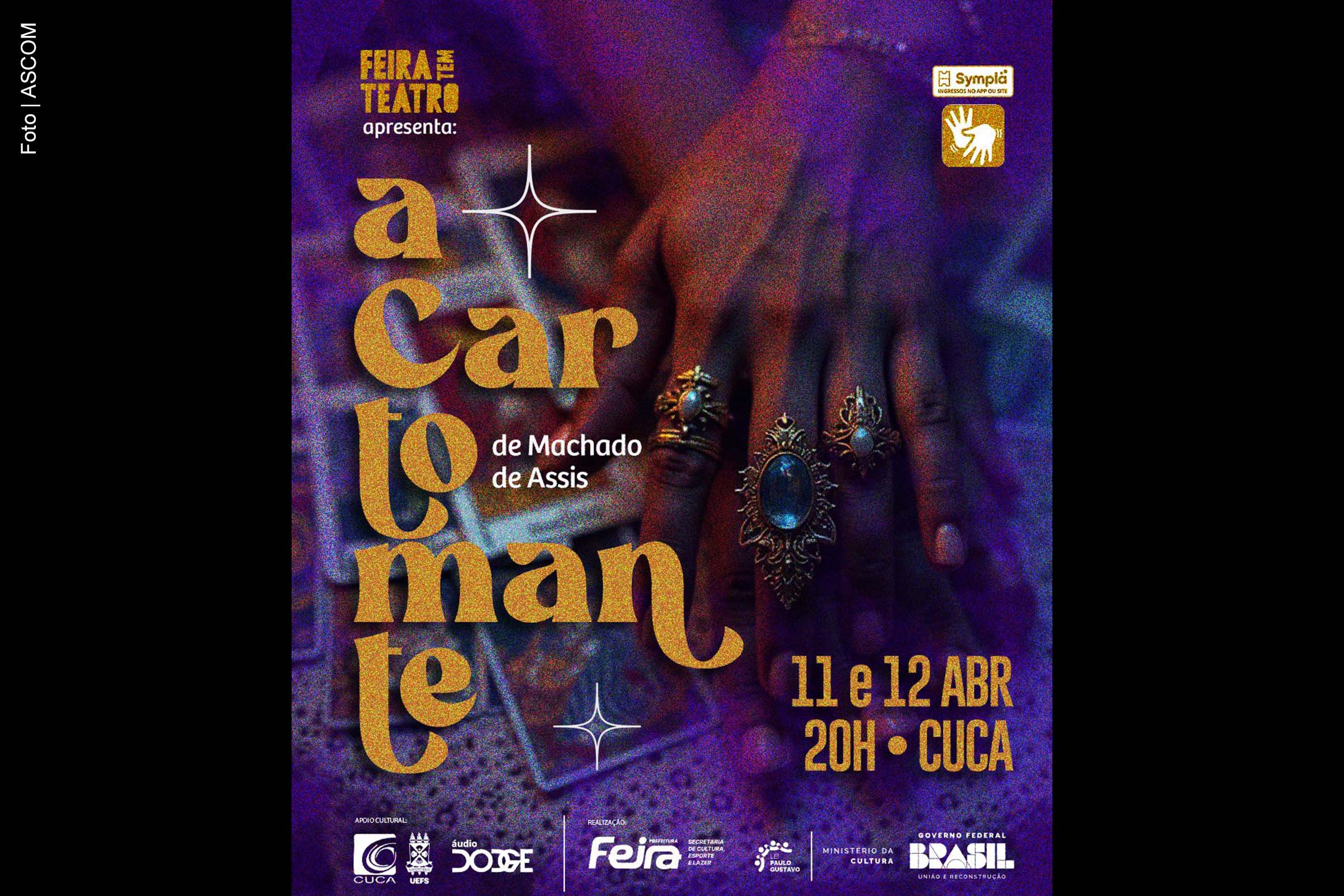 Feira de Santana: Espetáculo A Cartomante retorna ao Cuca em comemoração aos 15 anos do Grupo Conto em Cena