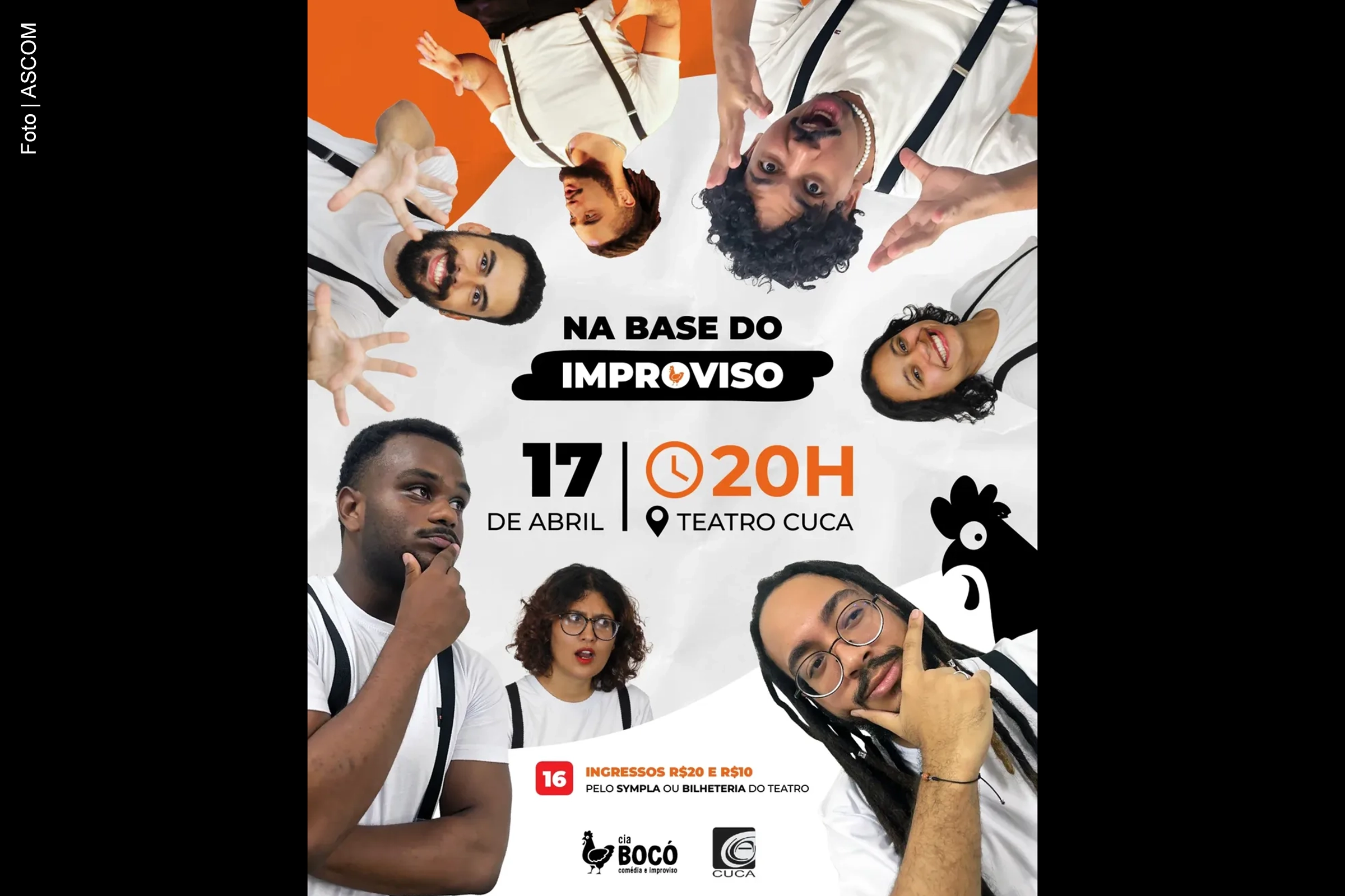 Feira de Santana: Teatro Universitário do Cuca recebe espetáculo ‘Na Base do Improviso’