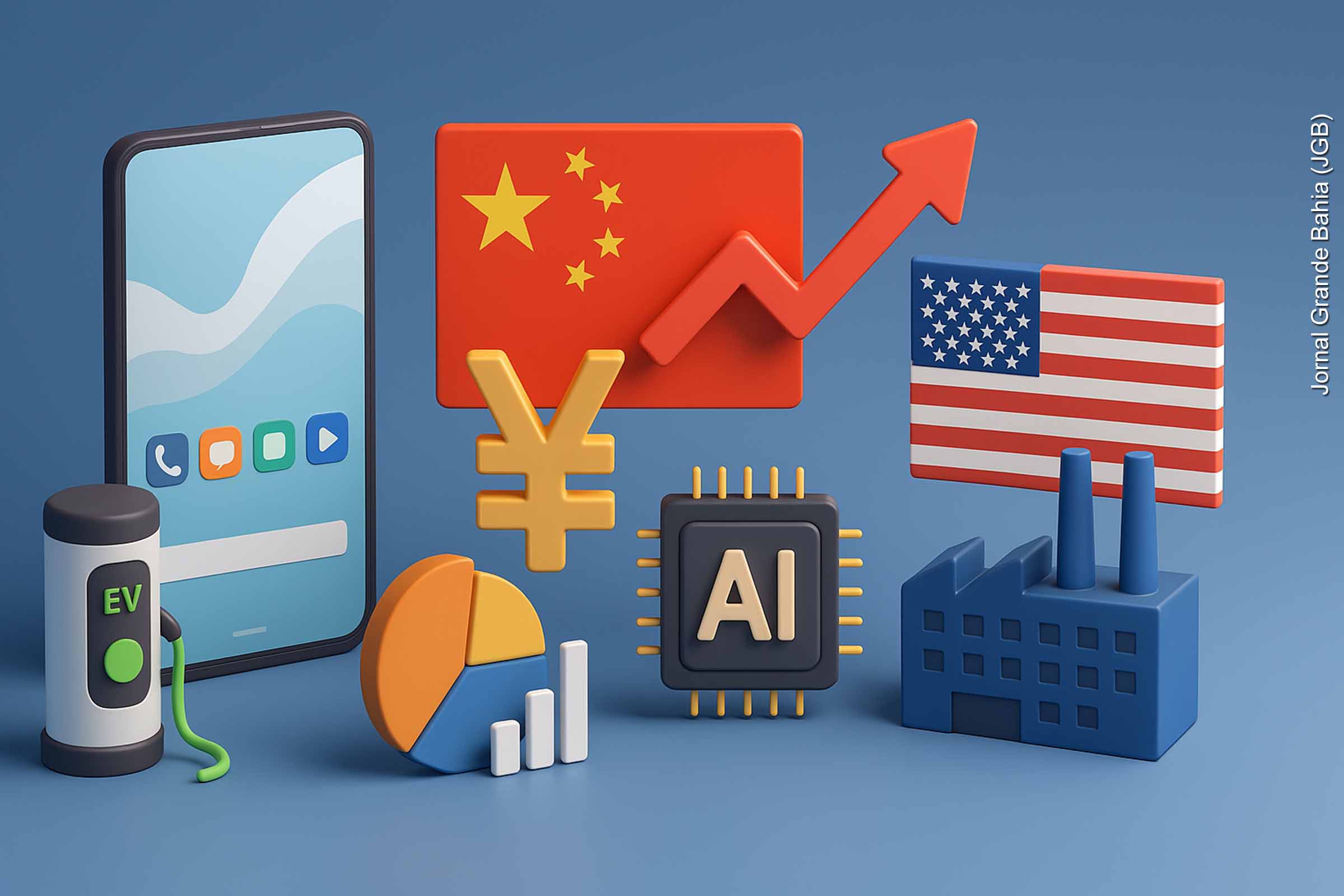 Artigo de Thomas L. Friedman no The New York Times analisa o avanço tecnológico da China, destacando a Huawei e a inteligência artificial, e propõe parcerias industriais sino-americanas como alternativa à estagnação dos EUA.