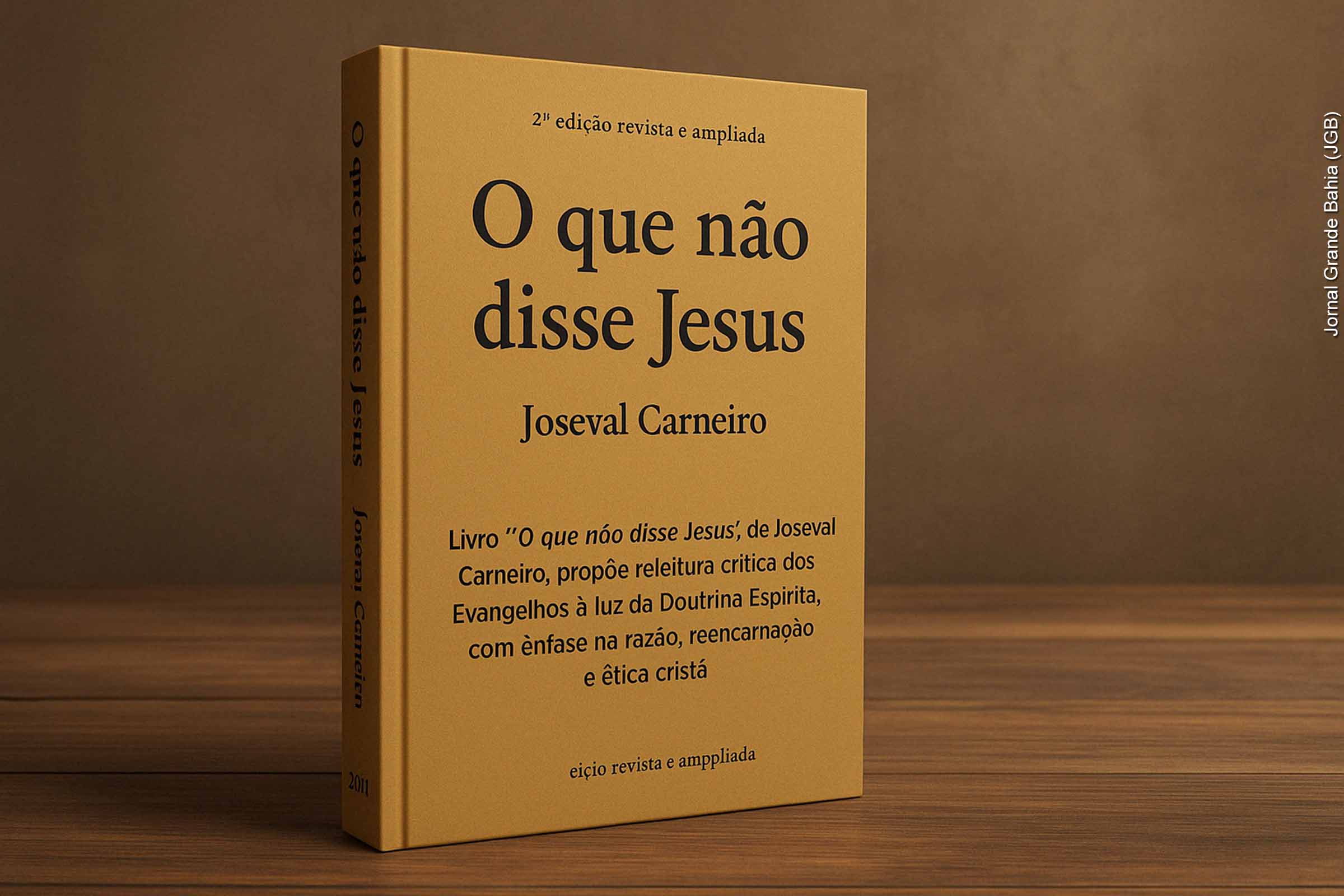 Obra de Joseval Carneiro provoca reflexão sobre os ensinamentos atribuídos a Jesus sob a ótica do Espiritismo