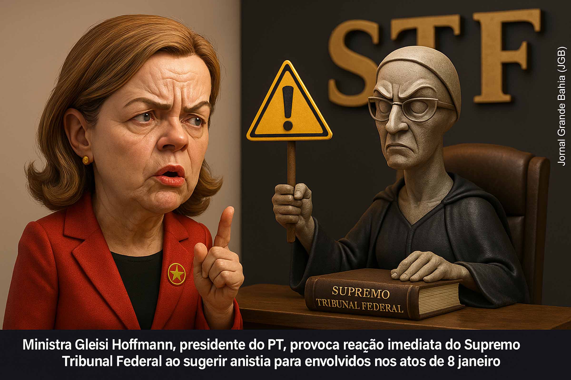 STF adverte presidente Lula após fala de ministra sobre anistia: Crise institucional expõe suspeitas de corrupção, violações à Liberdade de Expressão e decadência do Poder Judiciário