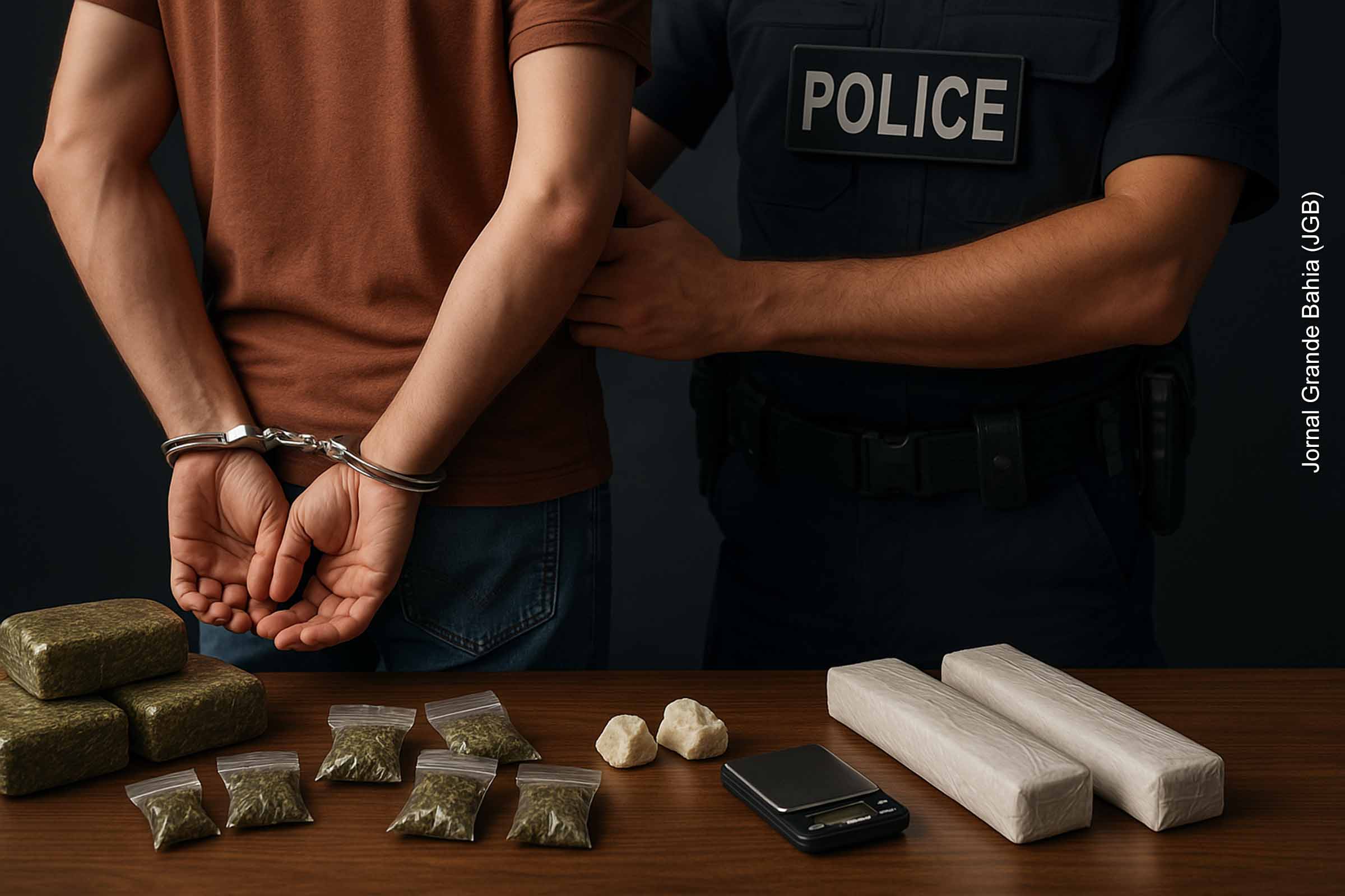 Polícia Militar prende foragido acusado de homicídio e tráfico de drogas em Feira de Santana