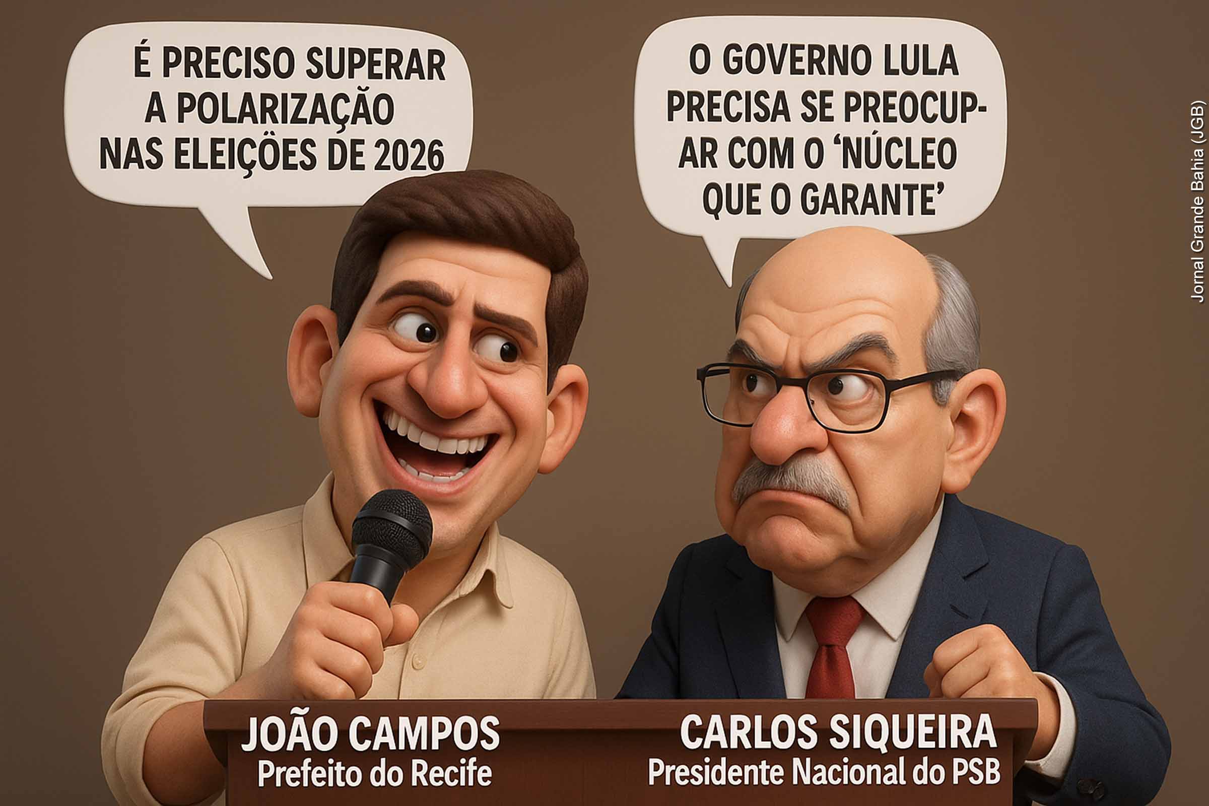Durante o XVI Congresso Estadual do PSB no Ceará, realizado no domingo (27/04/2025), João Campos defendeu a construção de uma alternativa política estável, criticou a polarização e projetou o fortalecimento do partido para as eleições de 2026. As ideias de Campos foram reforçadas pelas críticas do presidente nacional do PSB, Carlos Siqueira, à estratégia de aproximação do governo Lula com o Centrão, enfatizando a necessidade de consolidar a base programática original.