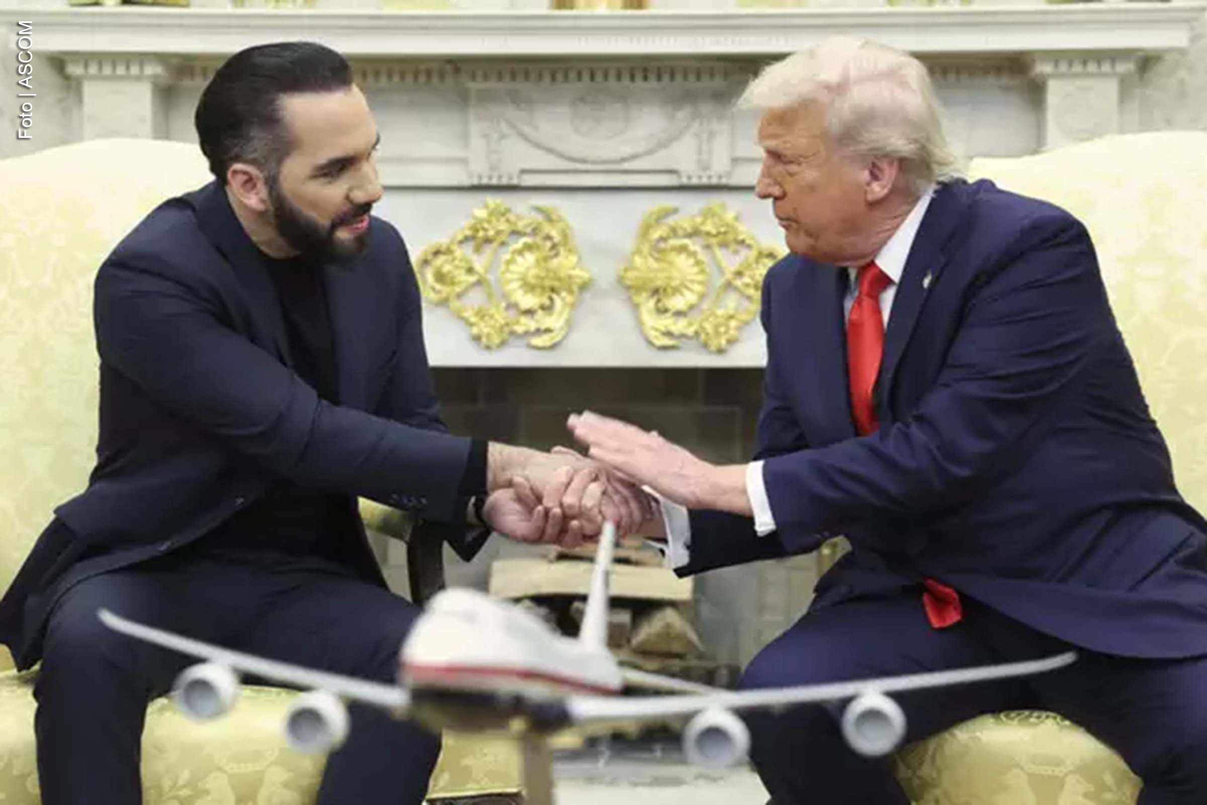 Reunião entre Bukele e Trump sela cooperação em segurança e imigração.