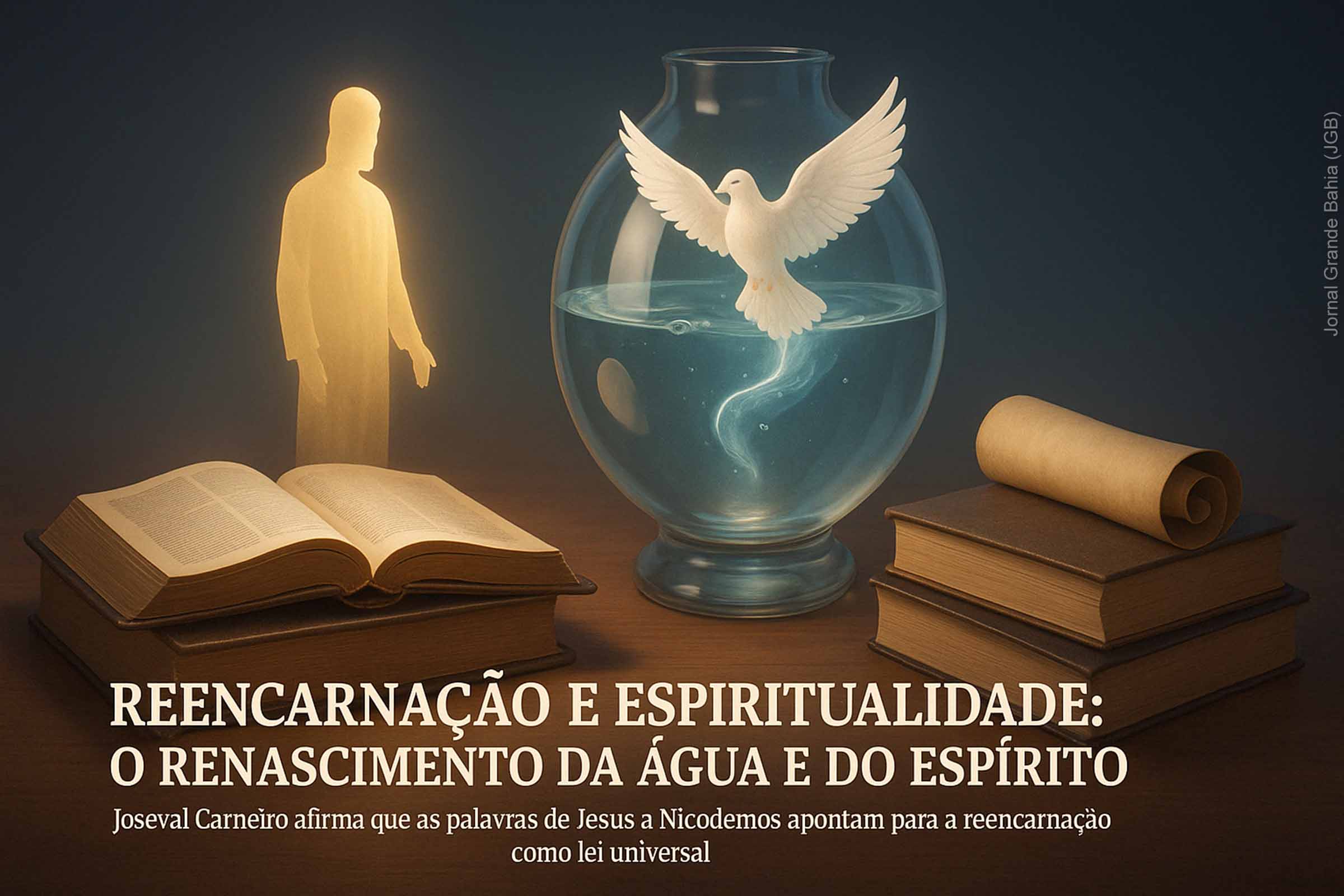Reencarnação e espiritualidade: o renascimento da água e do espírito; Confira análise de Joseval Carneiro