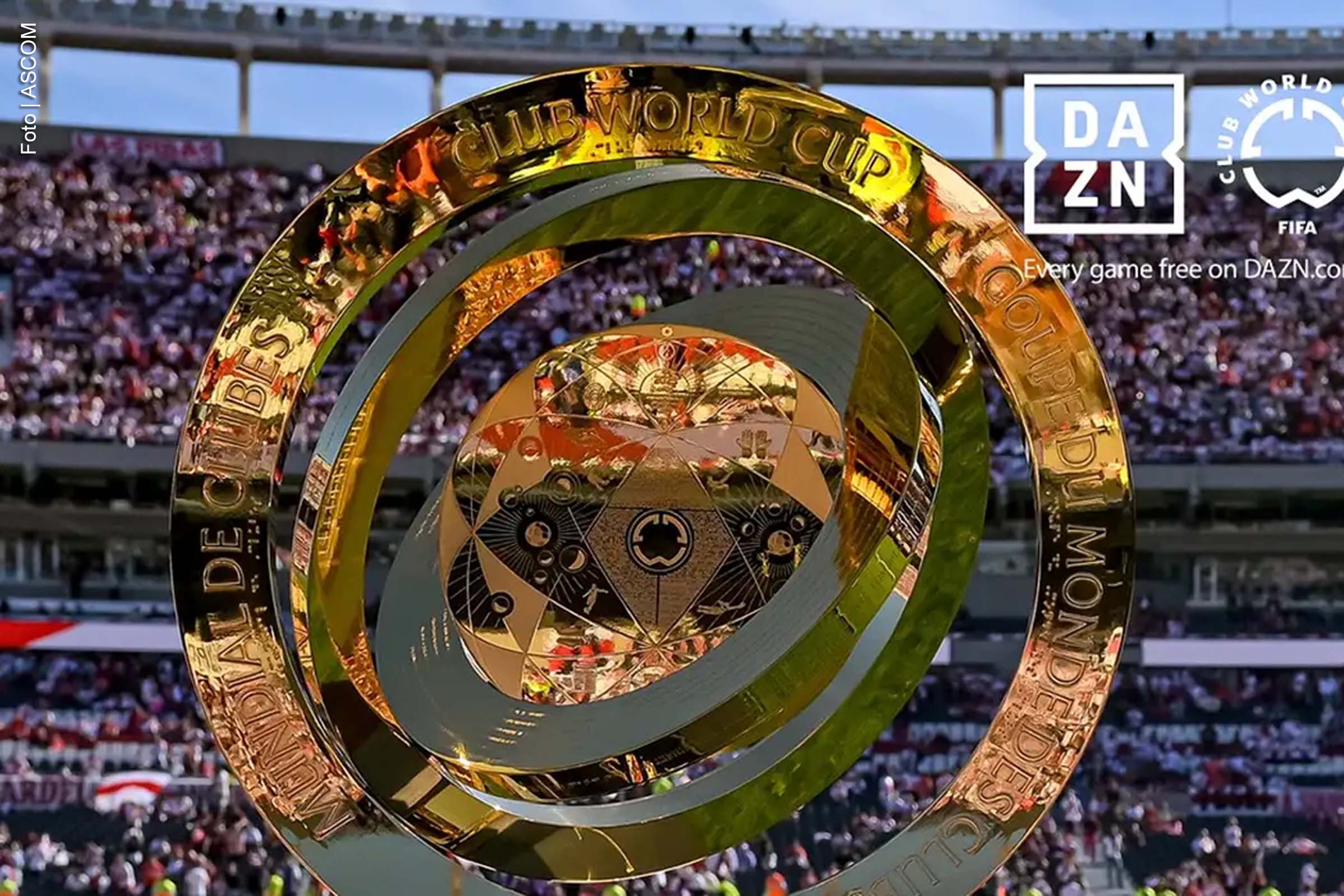 Taça do Super Mundial ficará exposta no Rio entre os dias 2 e 8 de maio, com visitações nos clubes e evento no Aterro do Flamengo.