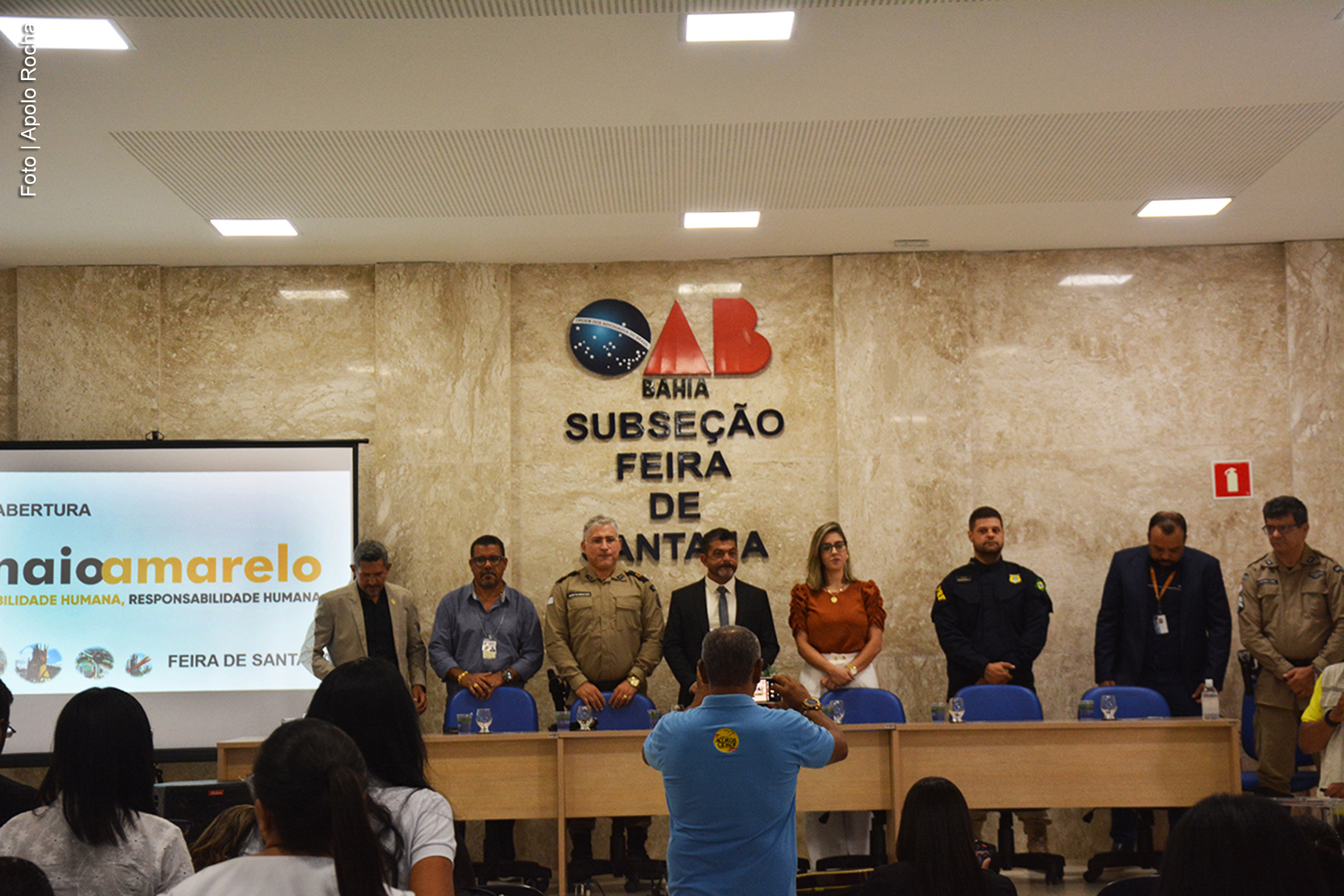 Abertura foi realizada na sede da OAB local com presença de órgãos de trânsito e parceiros institucionais.