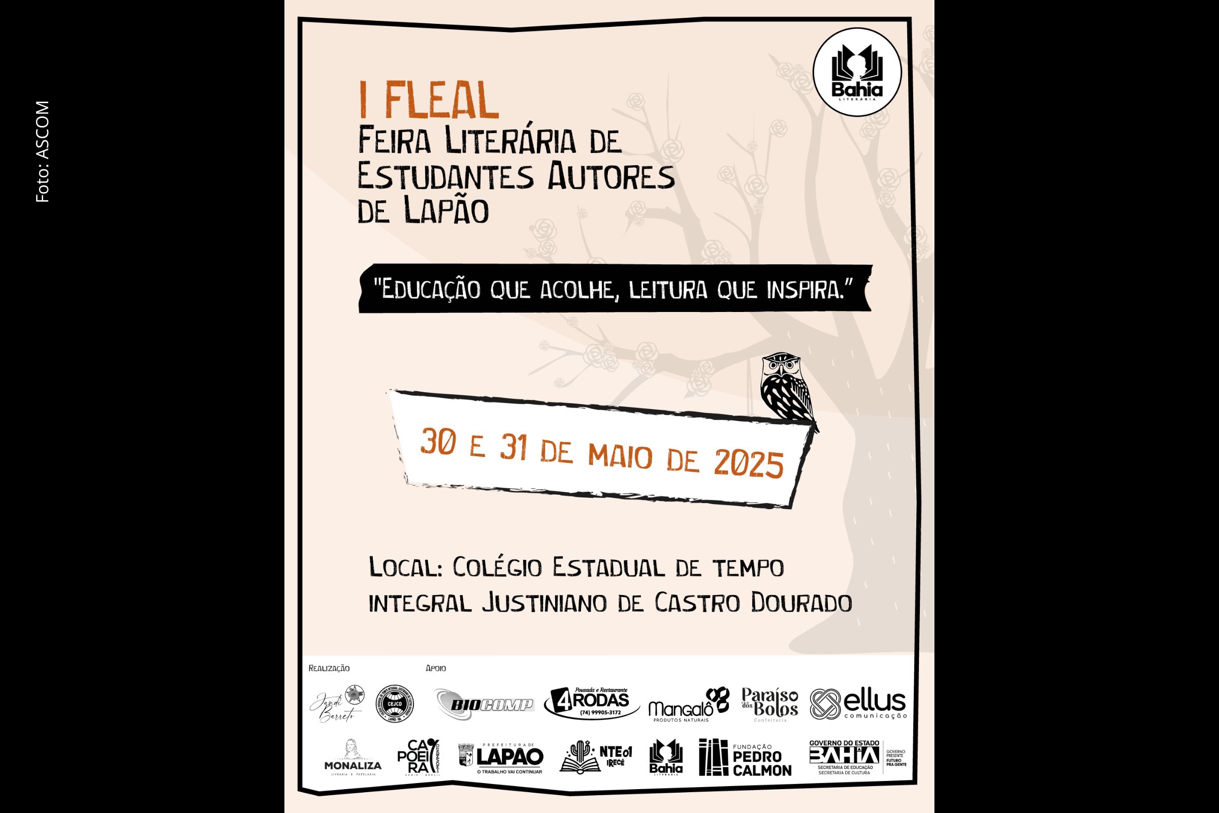 Evento reúne literatura, cultura e educação no território de Irecê (BA).