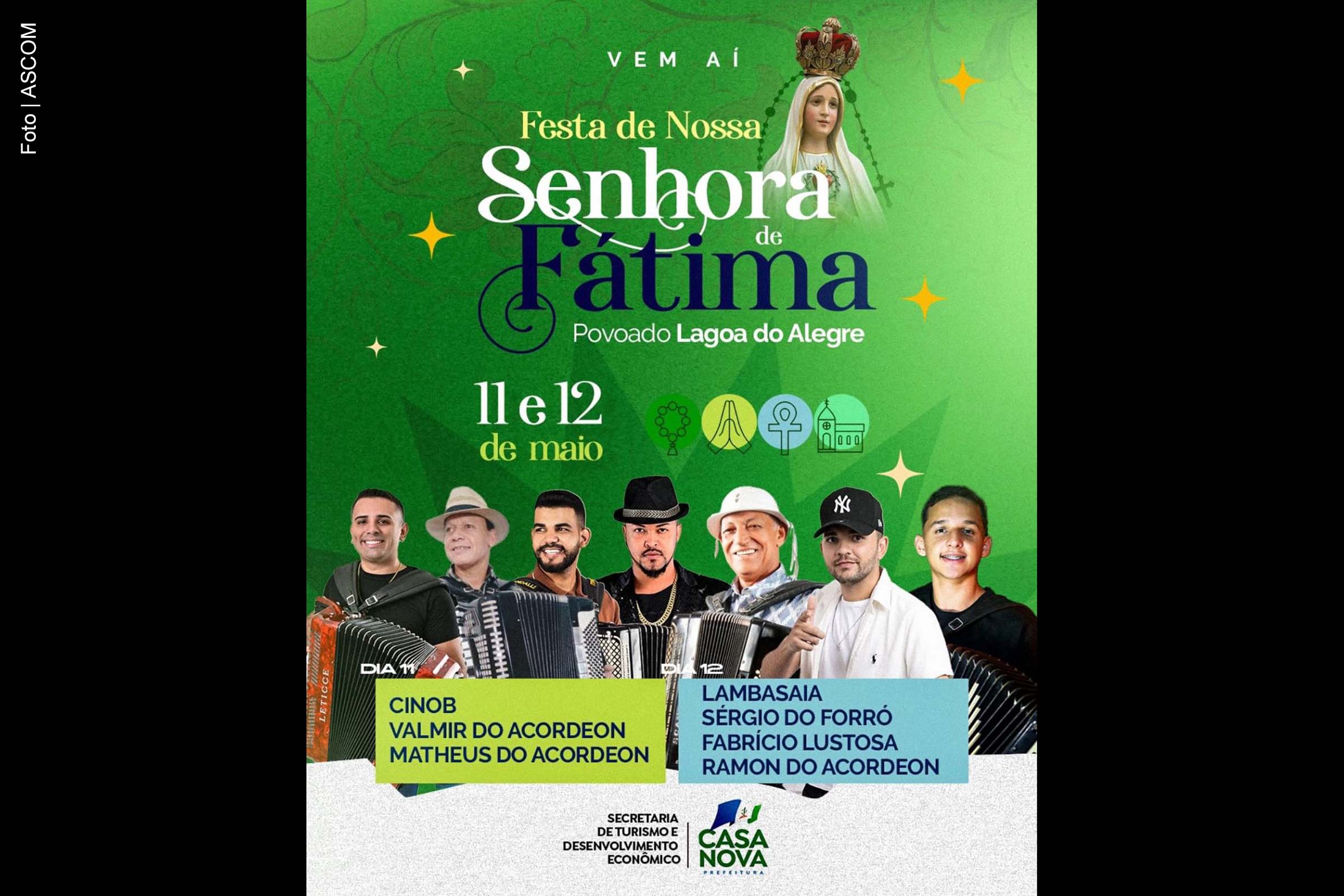 Evento promovido pela Prefeitura integra calendário cultural e inclui atrações religiosas e musicais.