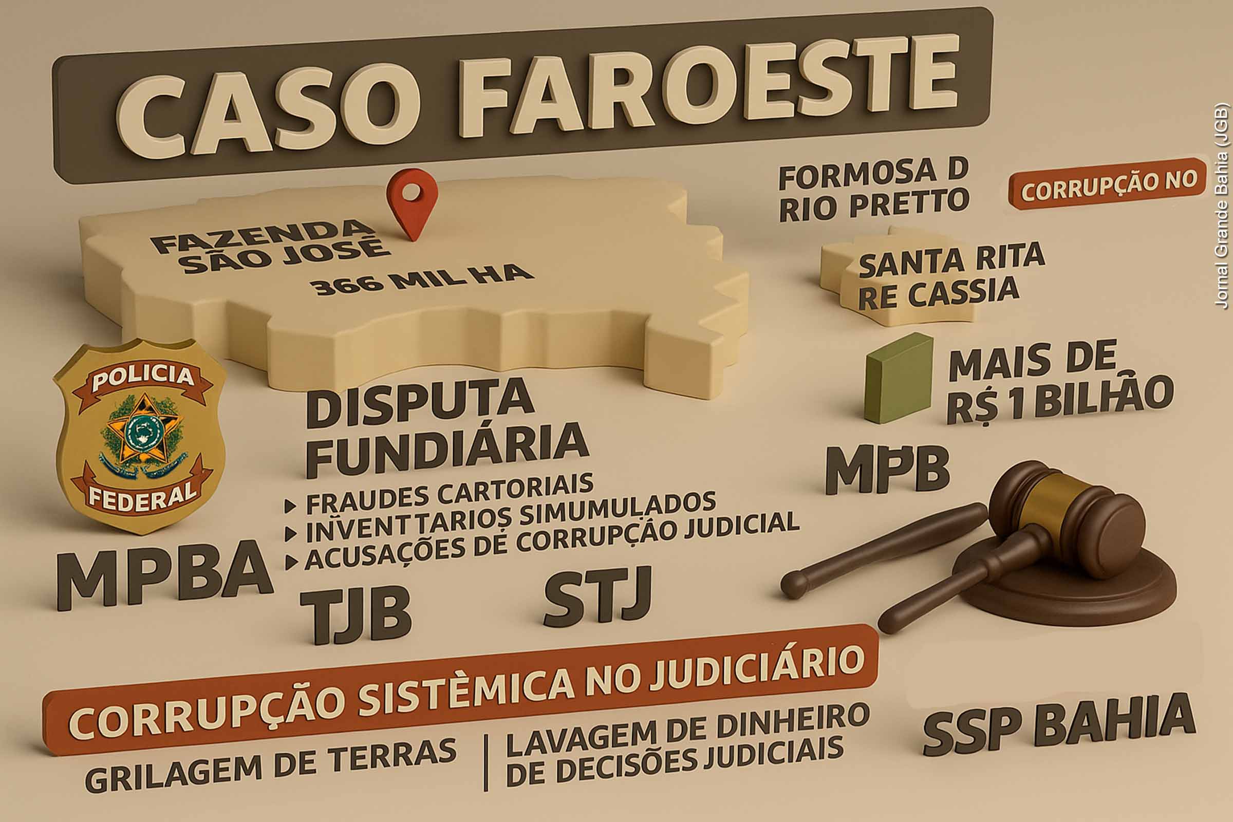 Caso Faroeste e a antiga Fazenda São José: síntese da disputa bilionária por terras marcada por violência, grilagem e corrupção no Oeste da Bahia