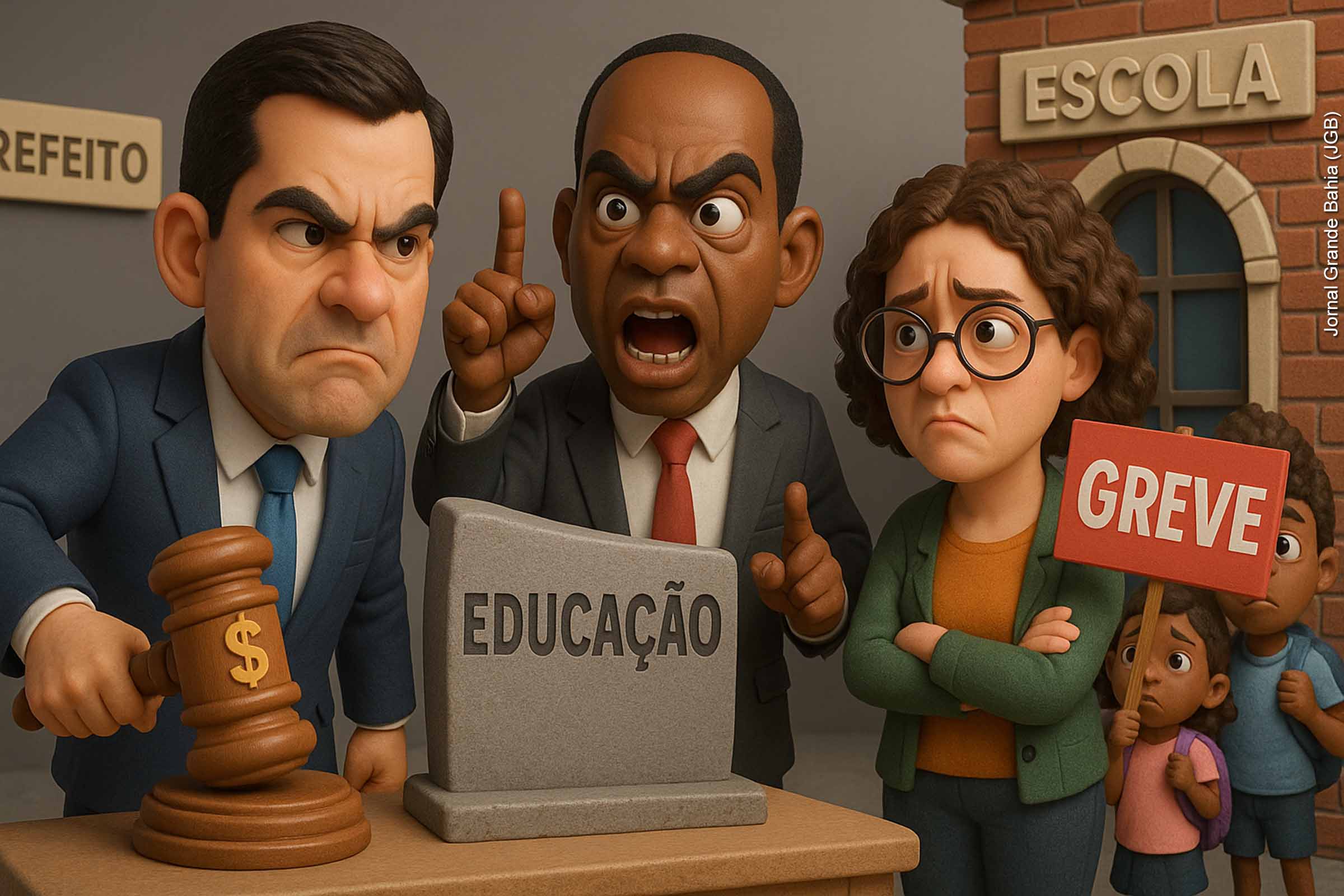 Deputado Robinson Almeida critica gestão do prefeito Bruno Reis e defende professores em greve em Salvador; Ativismo sindical viola direitos fundamentais