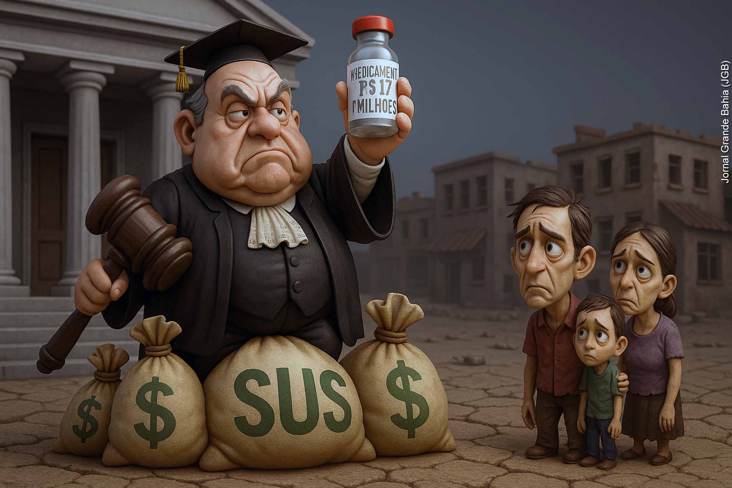 Como o Poder Judiciário e o STF comprometem as finanças públicas ao impor fornecimento de medicamentos de alto custo, beneficiando escritórios de advocacia e laboratórios