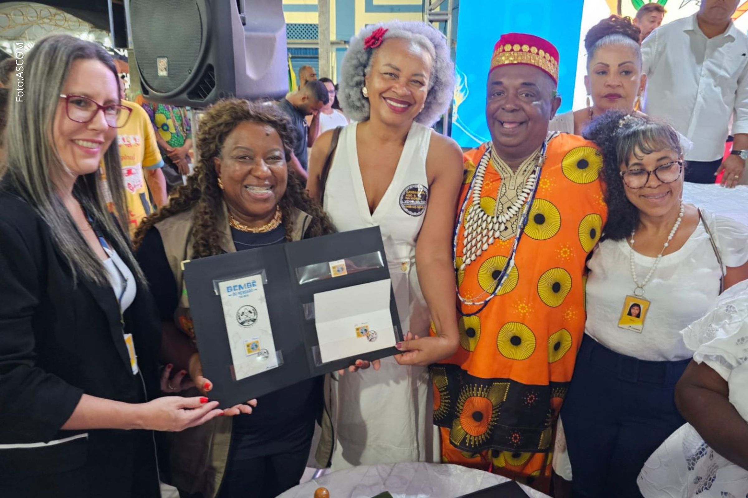 Correios lança carimbo comemorativo em homenagem ao Bembé do Mercado