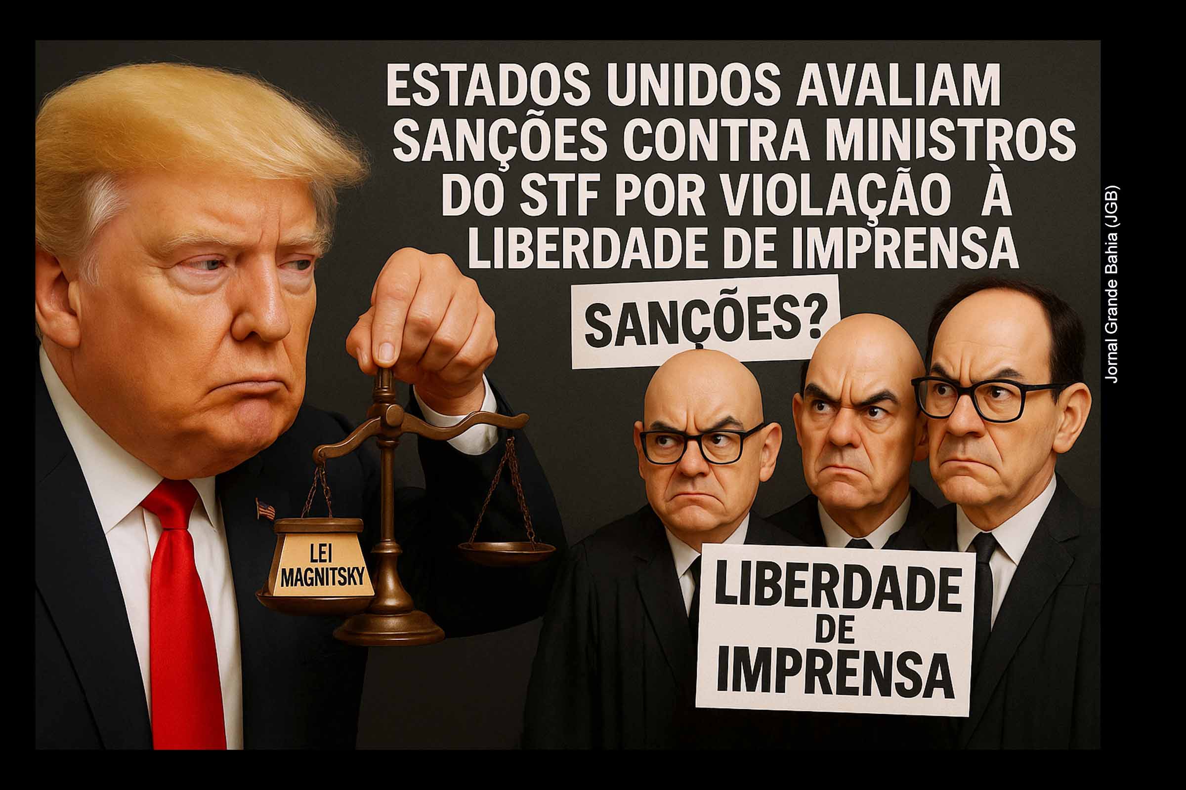 Crime de Estado contra a Liberdade de Imprensa motiva sanções do Governo Trump contra Judiciário brasileiro