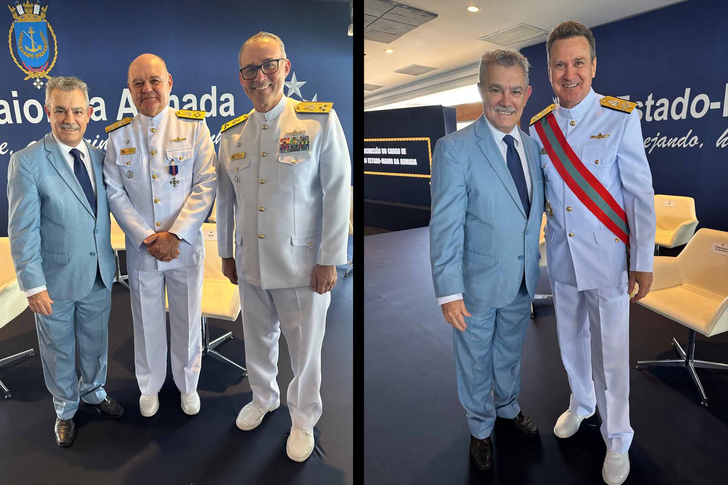 Desembargador do TJBA Baltazar Miranda Saraiva participa de eventos da Marinha e do Ministério da Justiça em Brasília