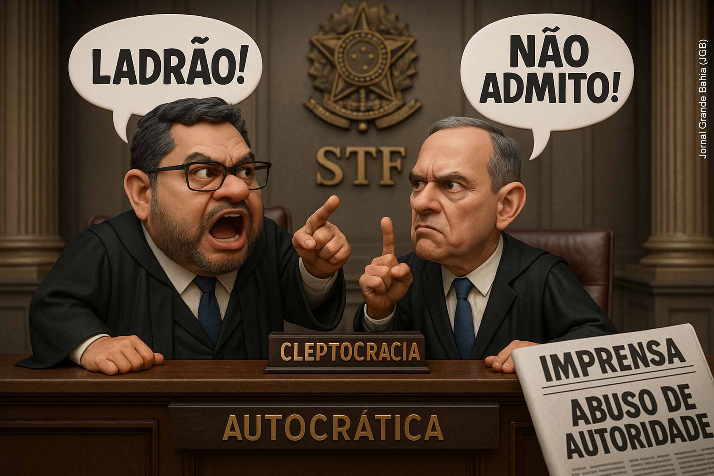 Julgamento no STF sobre crimes de opinião acende debate sobre cleptocracia autocrática no Brasil