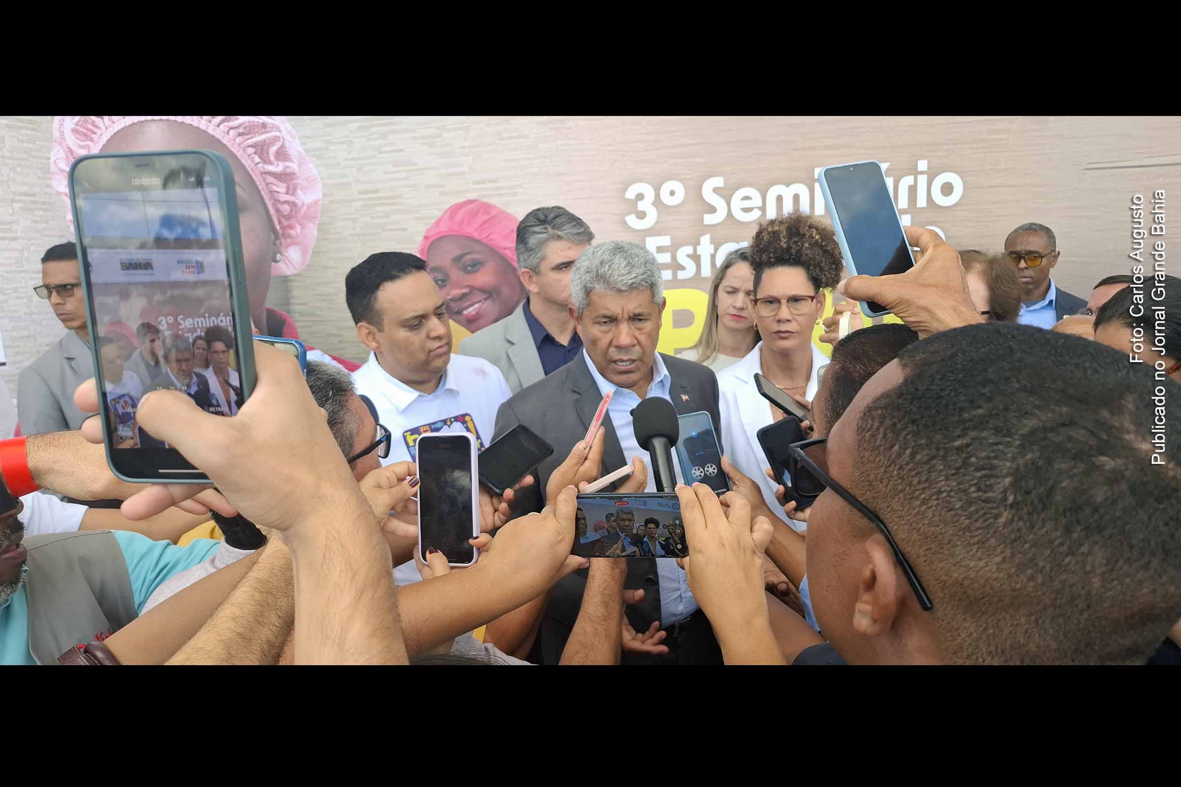 Governador Jerônimo investe contra a fome, cobra respeito a ministra Marina Silva e sinaliza chapa unificada para Eleições 2026; Confira entrevista realizada em Feira de Santana