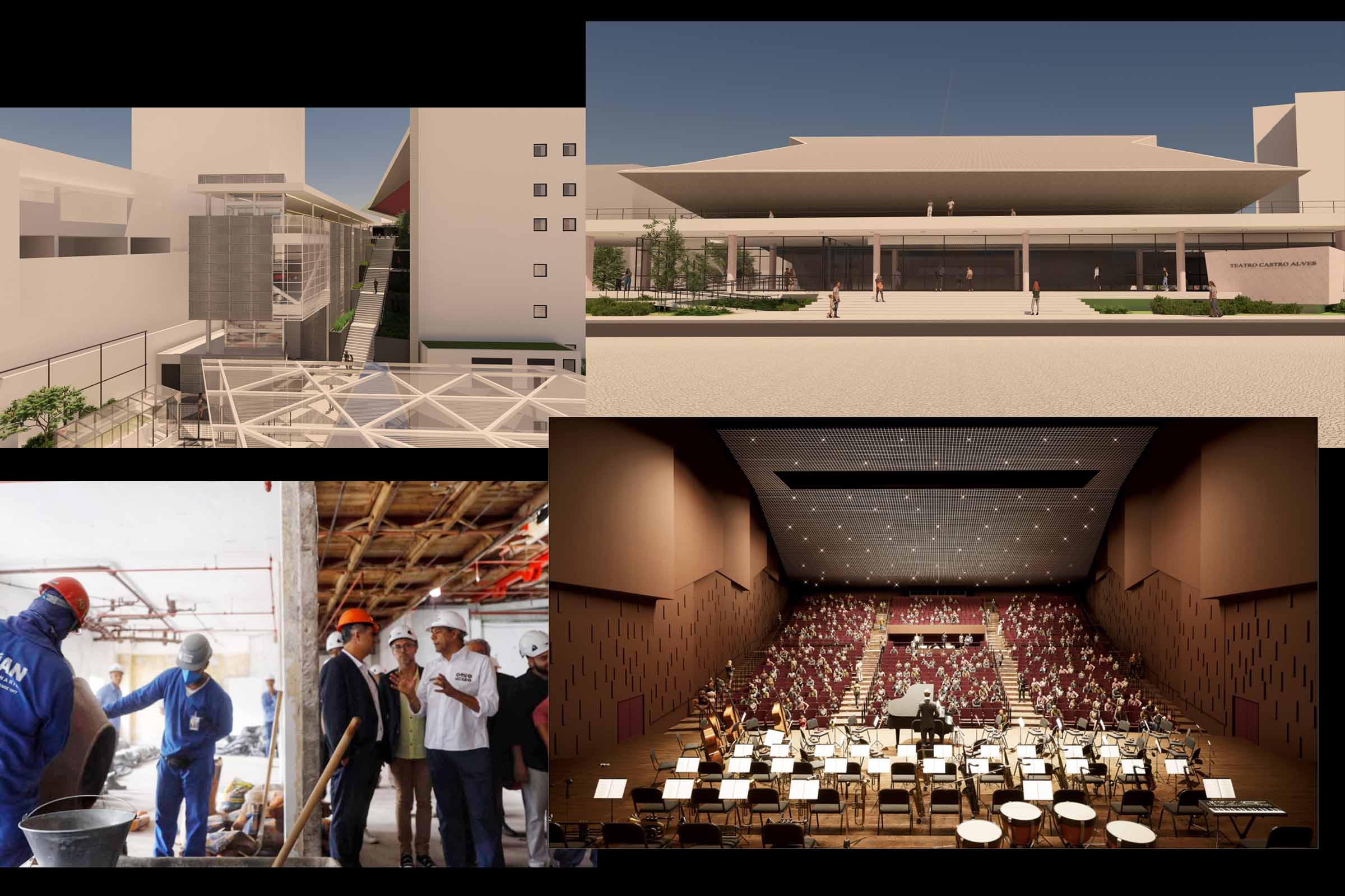 O governador Jerônimo Rodrigues acompanhou, nesta segunda-feira (05/05/2025), o avanço das obras do Teatro Castro Alves, em Salvador, e anunciou o início do Programa Visitas Educativas. A reforma, orçada em R$ 260 milhões e com entrega prevista para 2026, visa modernizar o teatro em cinco eixos estratégicos. As visitas, voltadas ao público em geral e profissionais da cultura, começam em 16 de maio, com inscrições gratuitas via Sympla.