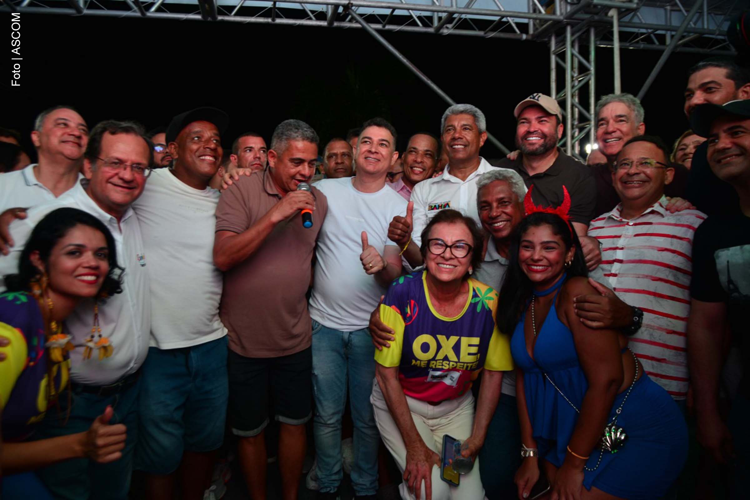 Espaço institucional foi utilizado para observação da festa e avaliação da organização do evento.
