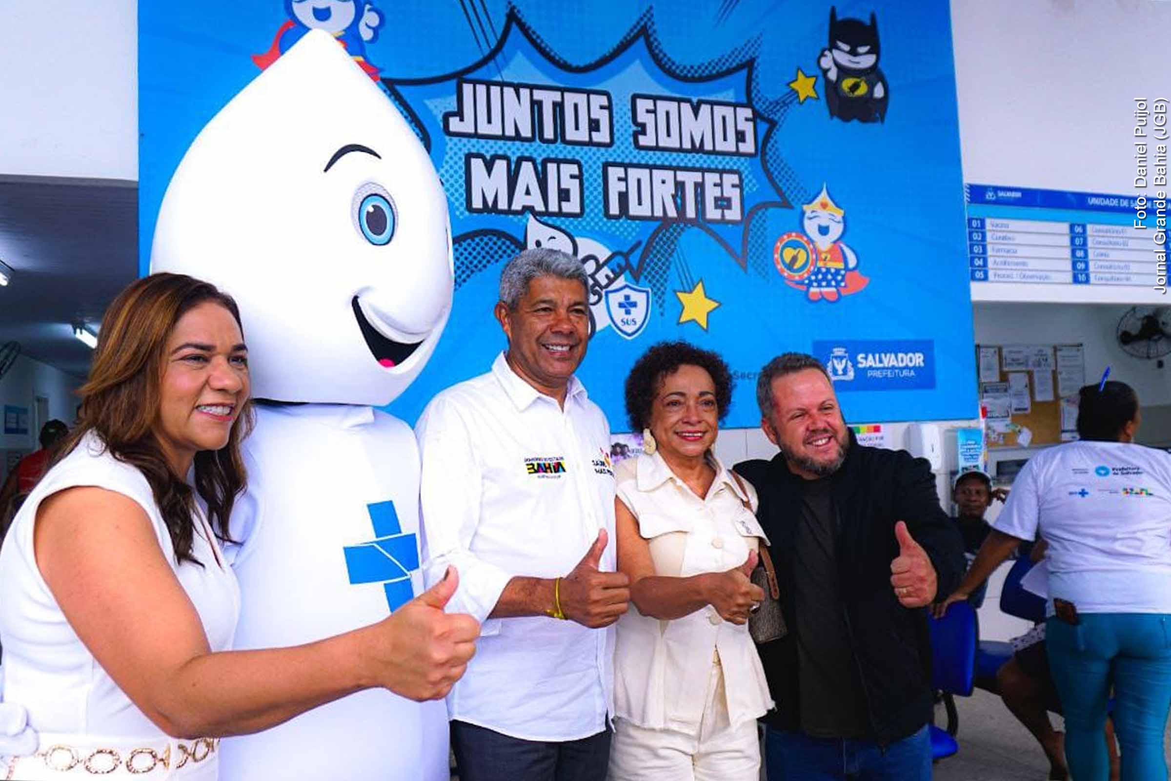 Governador Jerônimo lidera Dia D de Vacinação contra a gripe e conclama população da Bahia a aderir