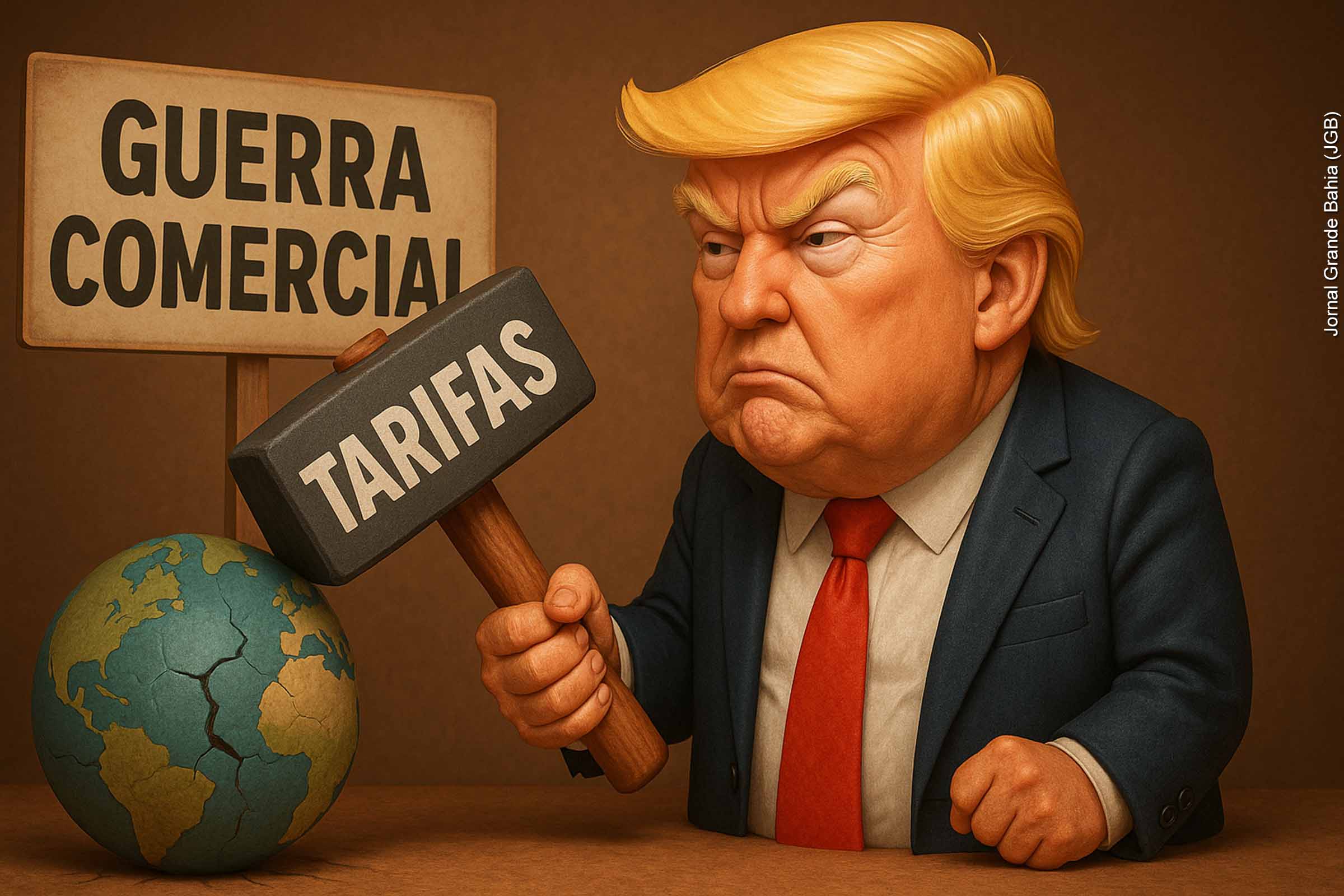 O artigo de Luiz Holanda analisa o retorno do protecionismo nos Estados Unidos sob Donald Trump, comparando-o à política tarifária da década de 1930, que agravou a Grande Depressão. A adoção de tarifas elevadas tende a provocar desordem econômica, aumento de preços e retração do comércio global, afetando diretamente países como o Brasil. A análise reforça que quem arca com os custos dessas medidas, em última instância, é sempre o consumidor.