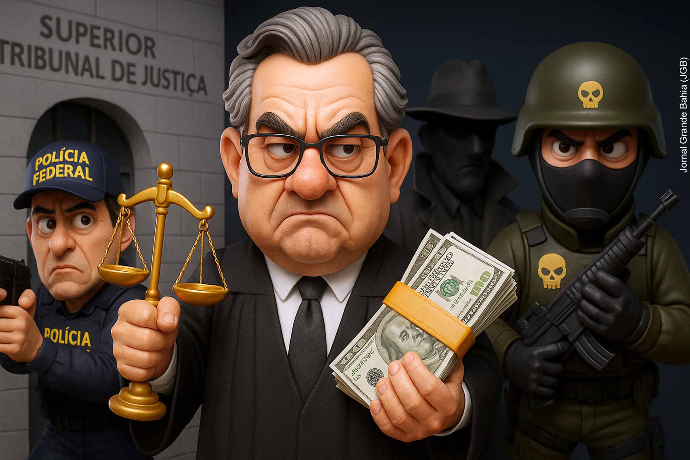 Juiz é afastado e PF cumpre mandados em nova fase da Operação Sisamnes sobre venda de sentenças no STJ