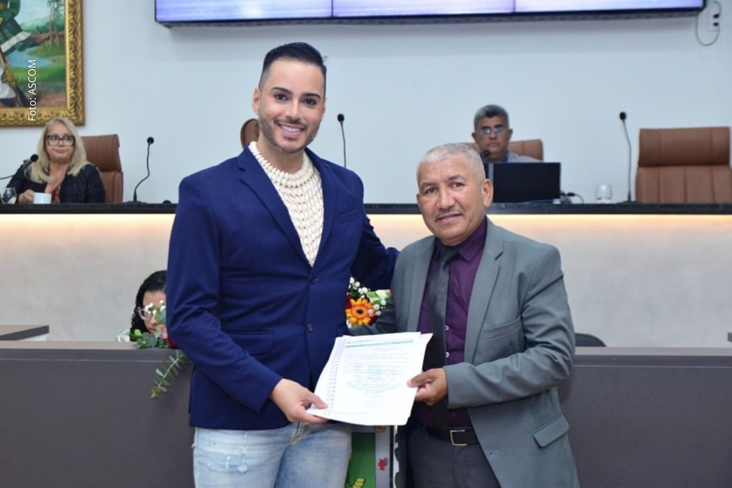 Homenagem foi concedida por iniciativa do vereador Zé Curuca na noite de segunda-feira (26/05/2025).