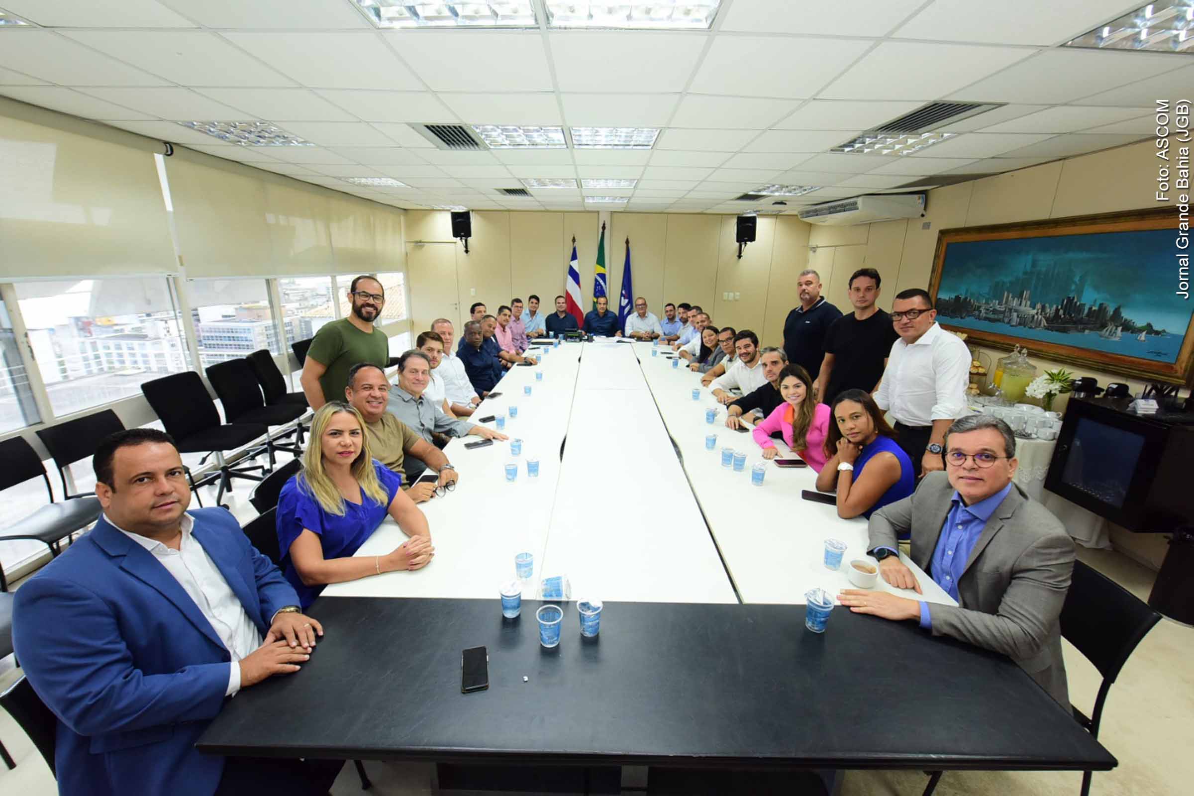 Salvador: Prefeito Bruno Reis reforça base aliada durante encontro no Palácio Thomé de Souza