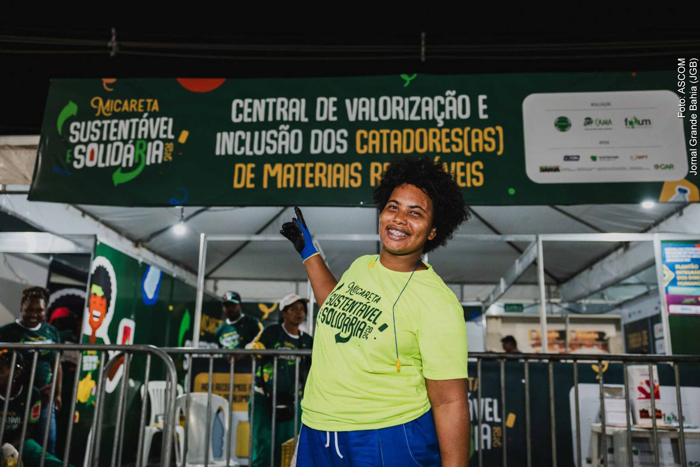Coleta seletiva ganha reforço na Micareta de Feira com ampliação de centrais e número de participantes.