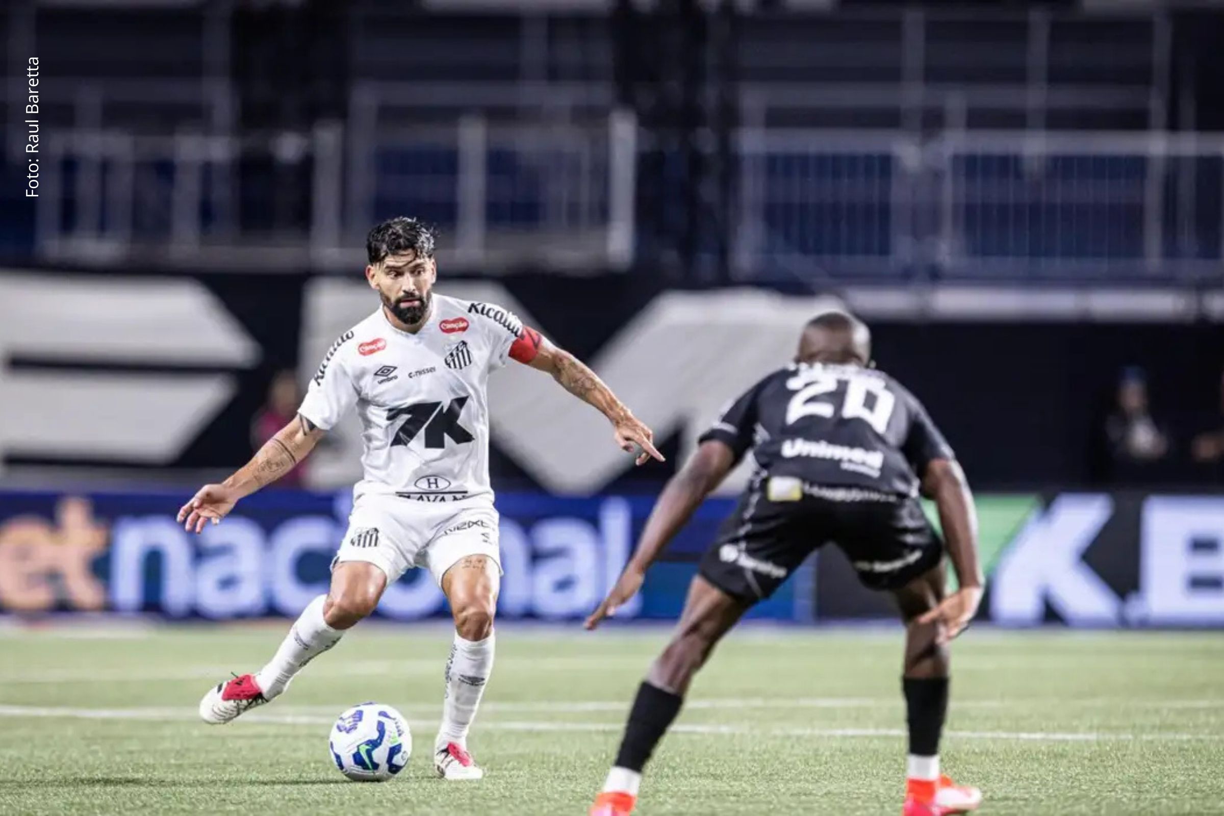 Resultado mantém o Santos na vice-lanterna e consolida o Ceará no grupo dos seis primeiros colocados.