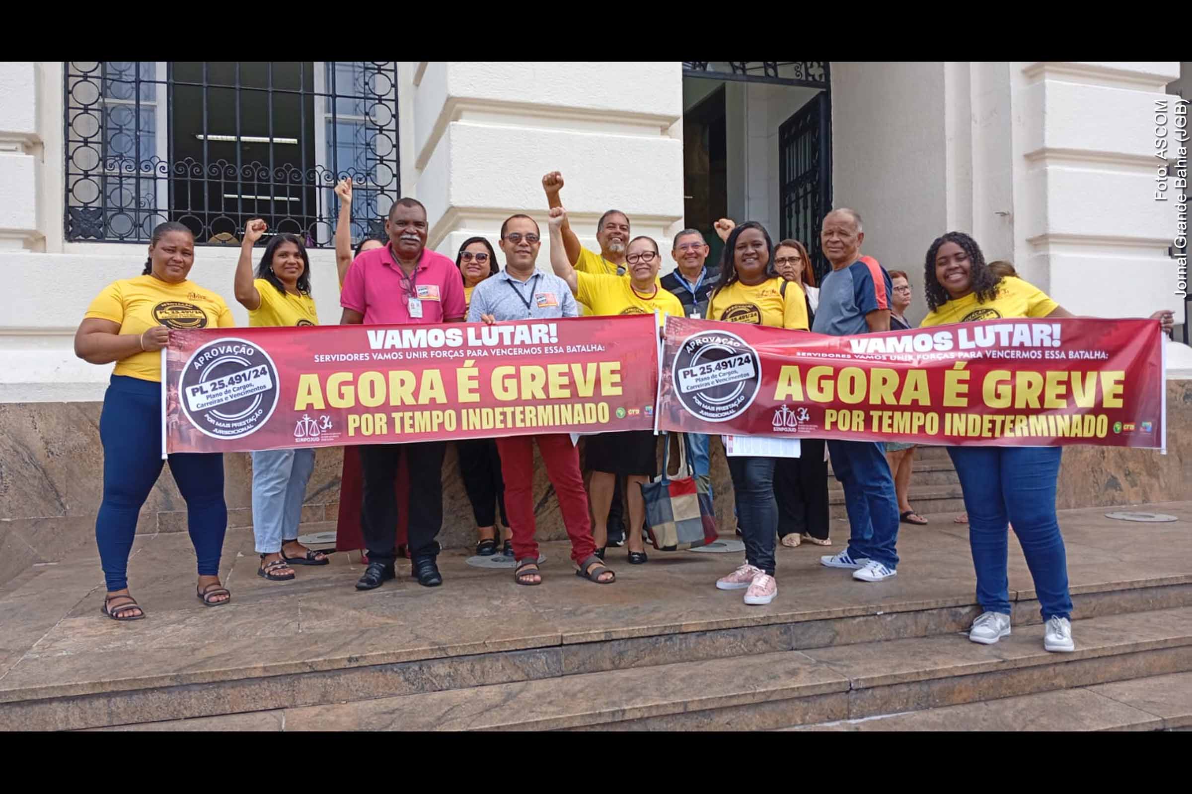 Greve afeta todas as comarcas do estado e reivindica novo plano de carreira, recomposição salarial e valorização profissional.
